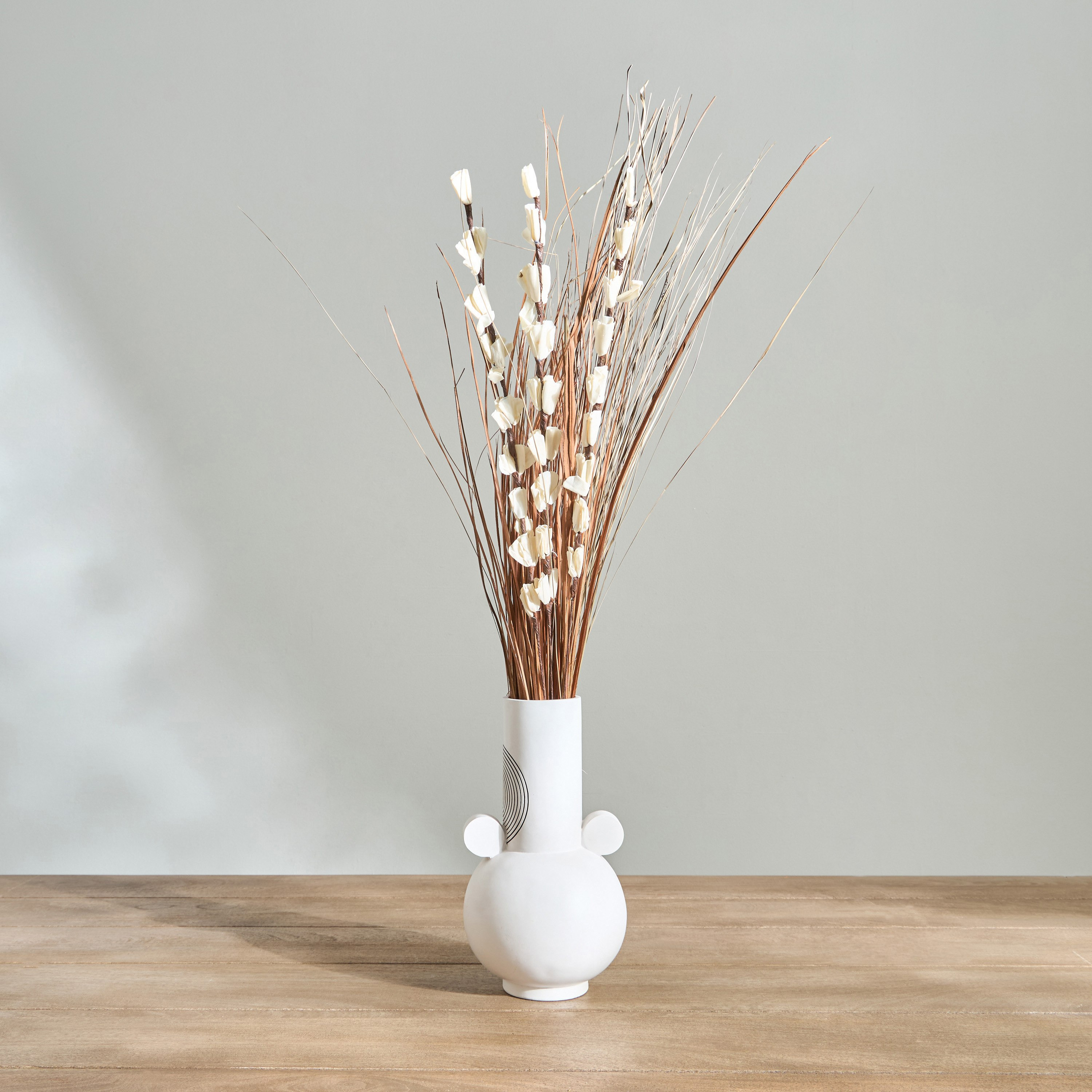 عصا مجففة طبيعية من مايلي - 100 سم-hbxdecorandfurnishings-homeaccessories-artificialflowersandplants-image-1