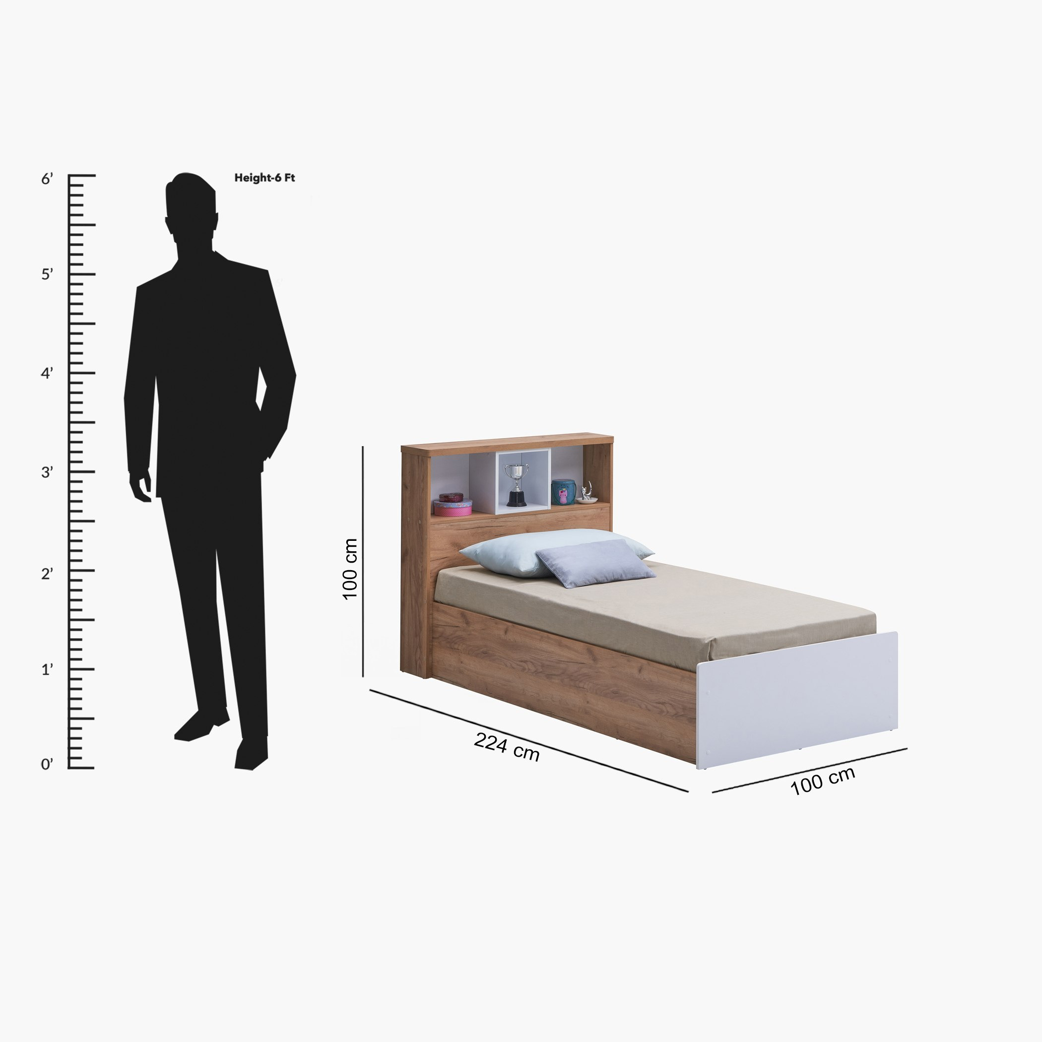 سرير توين مع لوح رأسي بمساحة  تخزين - جونو من موڤو - 120x200 سم-hbxbedroom-bedsandbedsets-beds-twin-image-10