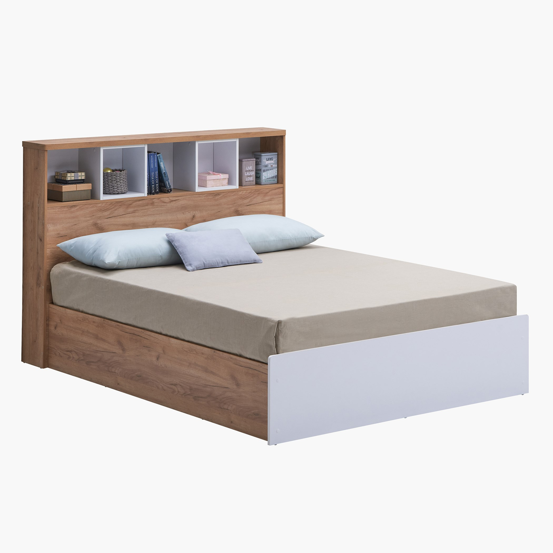 Movo Juno King Bed with Headboard Storage - 180x200 cm-PROMO_HB_UAE_HBX10_250526-image-2