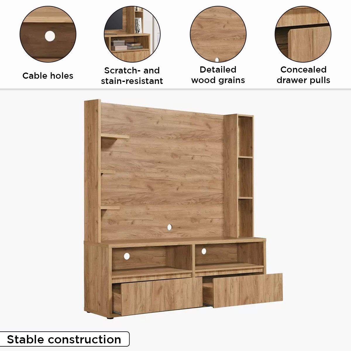 وحدة حائط للتلفزيونات حتى 55 بوصة من فييرا-hbxlivingroom-mediaunitsandstorage-wallunits-image-5