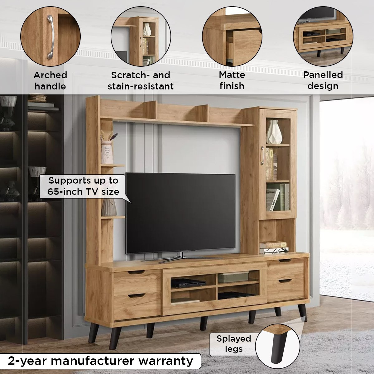 Nakity Wall Unit for TVs up to 55 inches-hbxlivingroom-mediaunitsandstorage-wallunits-image-4