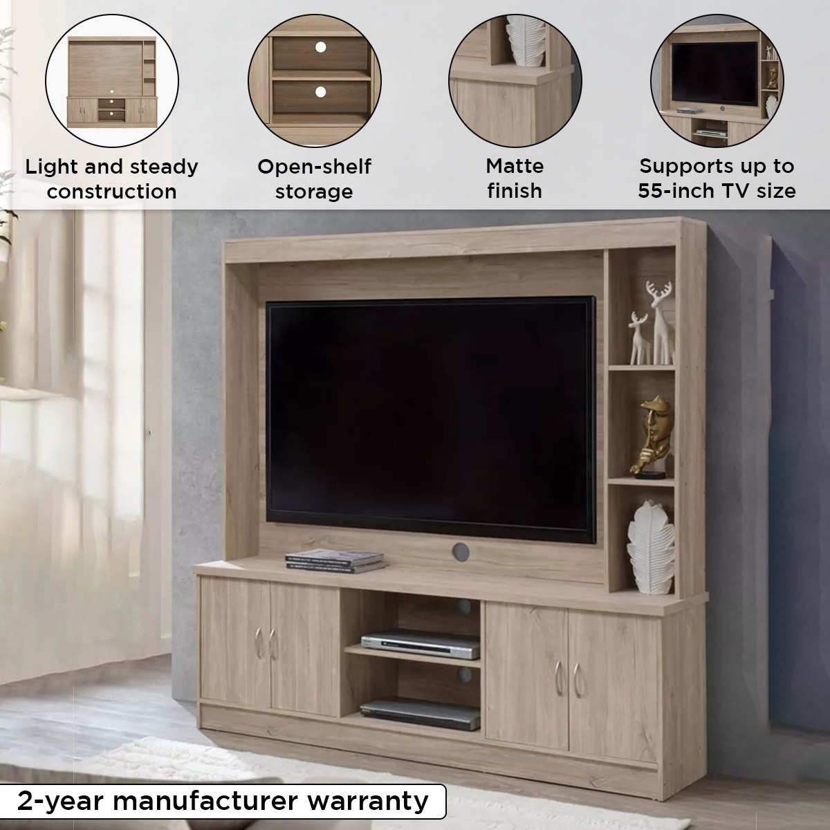 Juno Wall Unit for TVs up to 55 inches-hbxlivingroom-mediaunitsandstorage-wallunits-image-4