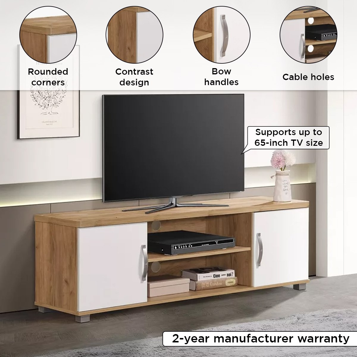 Juno 1.5 Metre TV Unit for TVs up to 65 inches-hbxlivingroom-mediaunitsandstorage-tvunits-image-4
