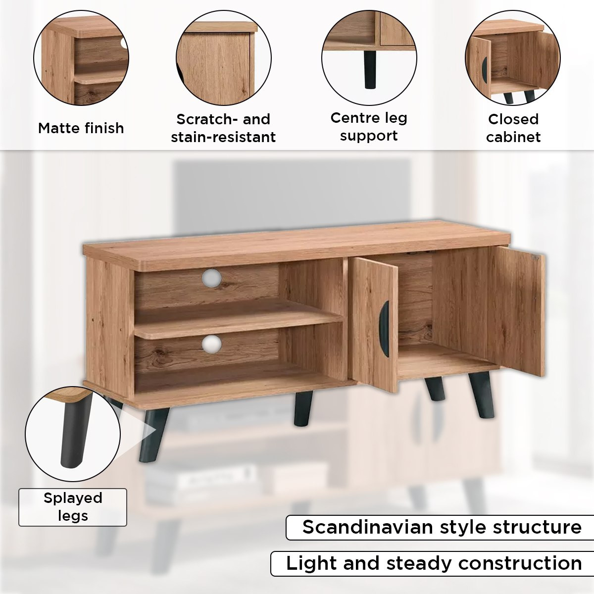 Edmond Willy 1.2 Metre TV Unit for TVs up to 50 inches-hbxlivingroom-mediaunitsandstorage-tvunits-image-5