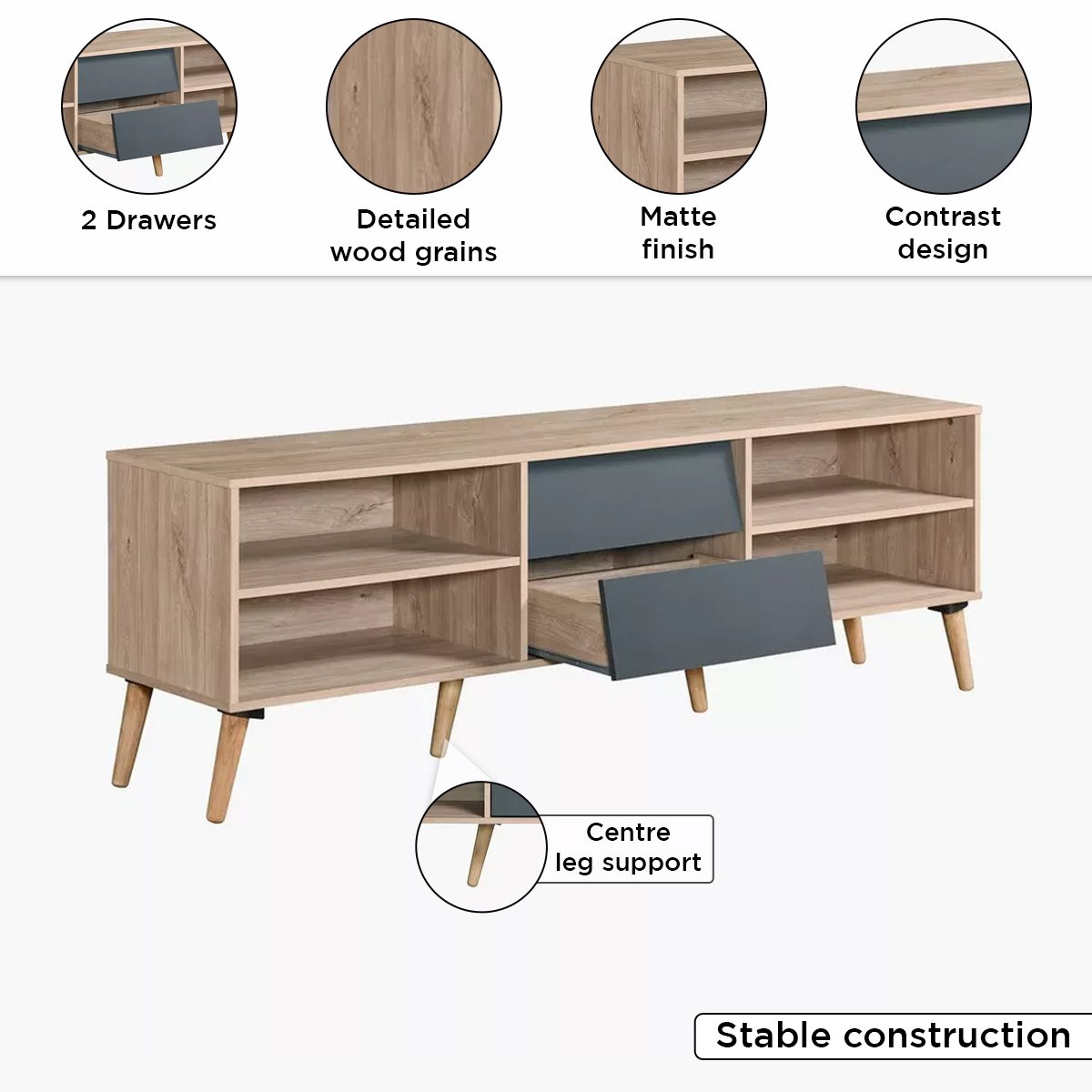 Venice 1.8 Metre High TV Unit for TVs up to 75 inches-hbxlivingroom-mediaunitsandstorage-tvunits-image-5