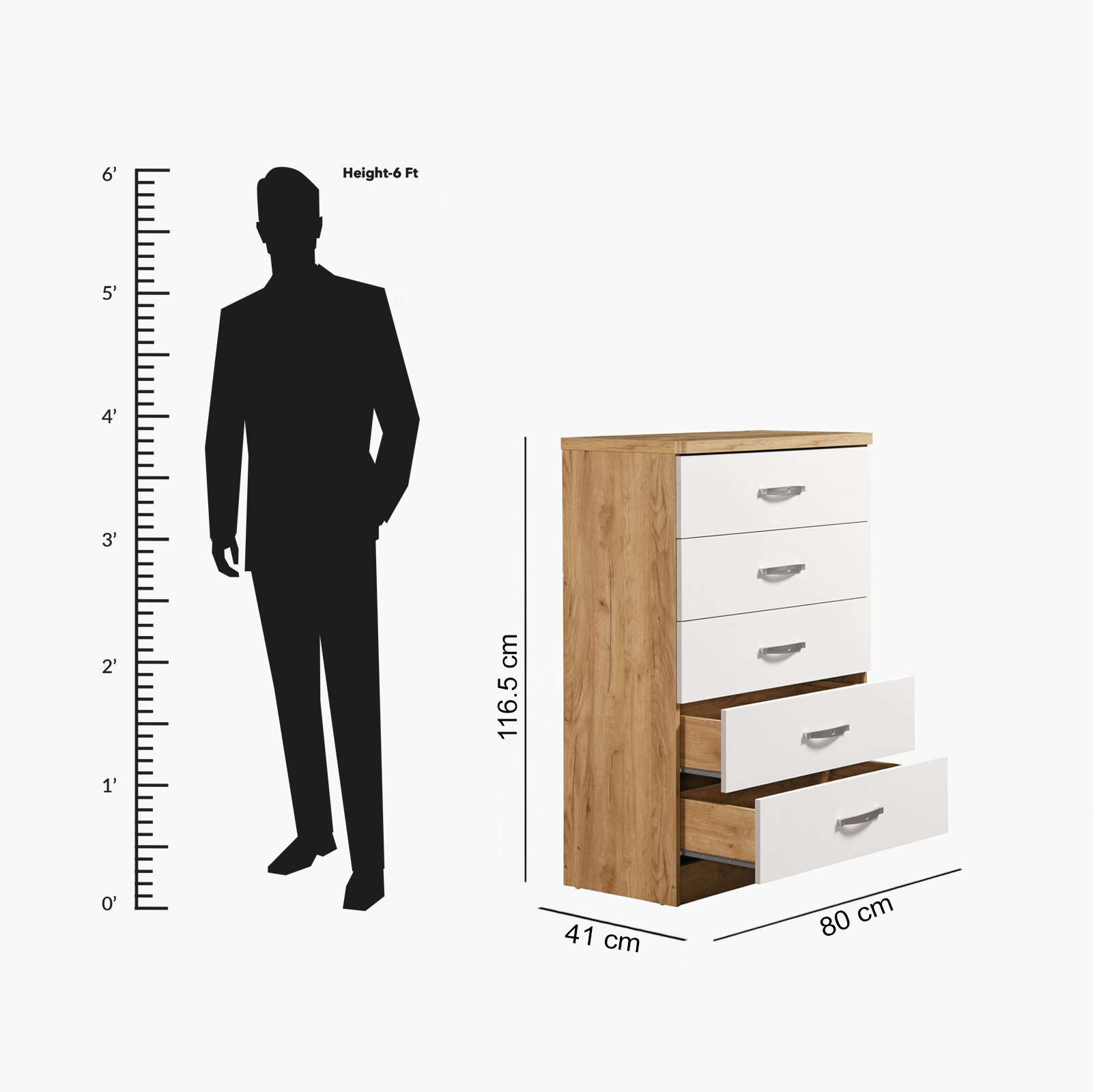Movo Juno Chest of 5-Drawers-hbxfurniture-dressersandchests-chestofdrawers-image-7