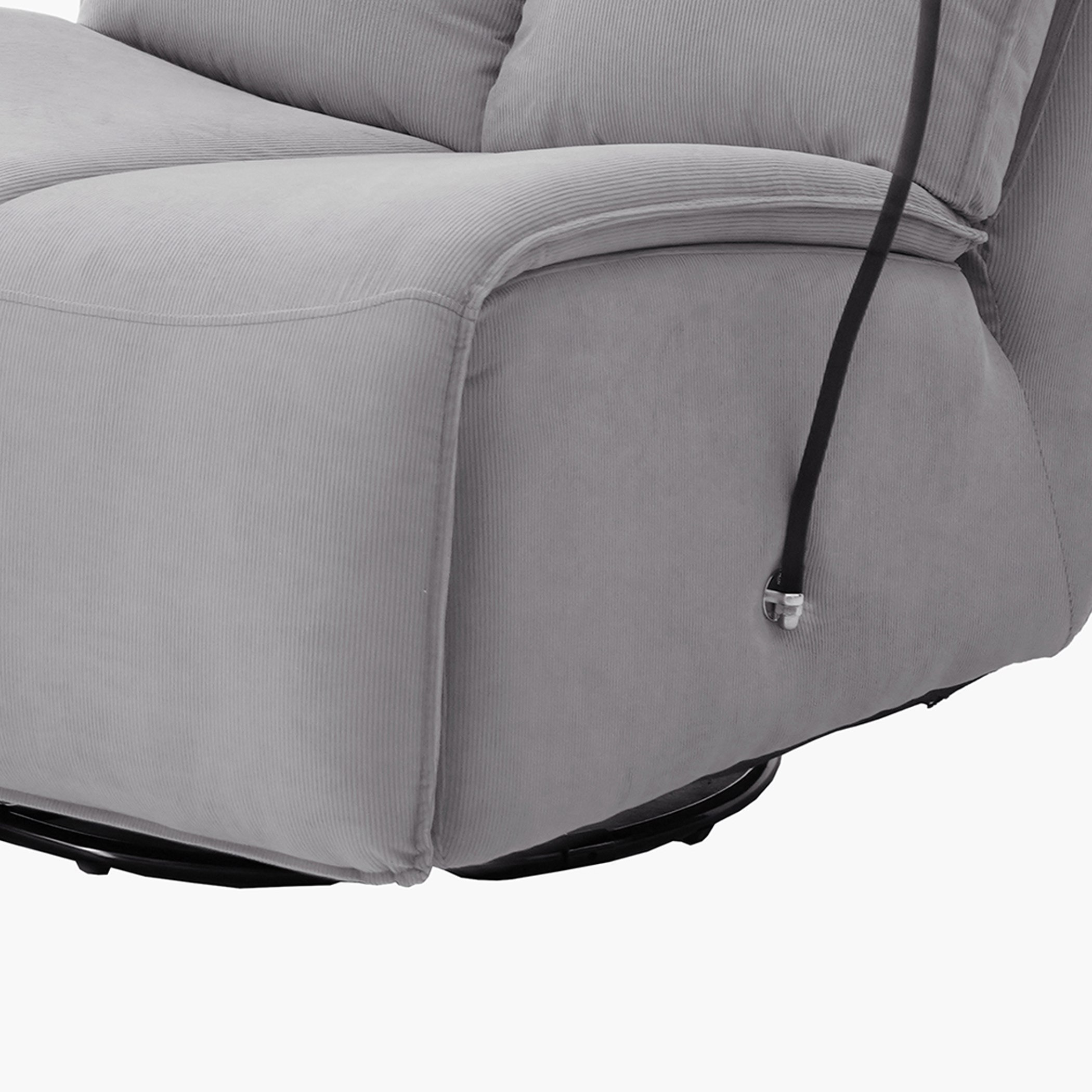 كرسي استرخاء للألعاب دوّار وهزّاز قابل للضبط بمساند ذراعين وحامل من دودو-hbxfurniture-sofasandarmchairs-reclinersofas-image-10