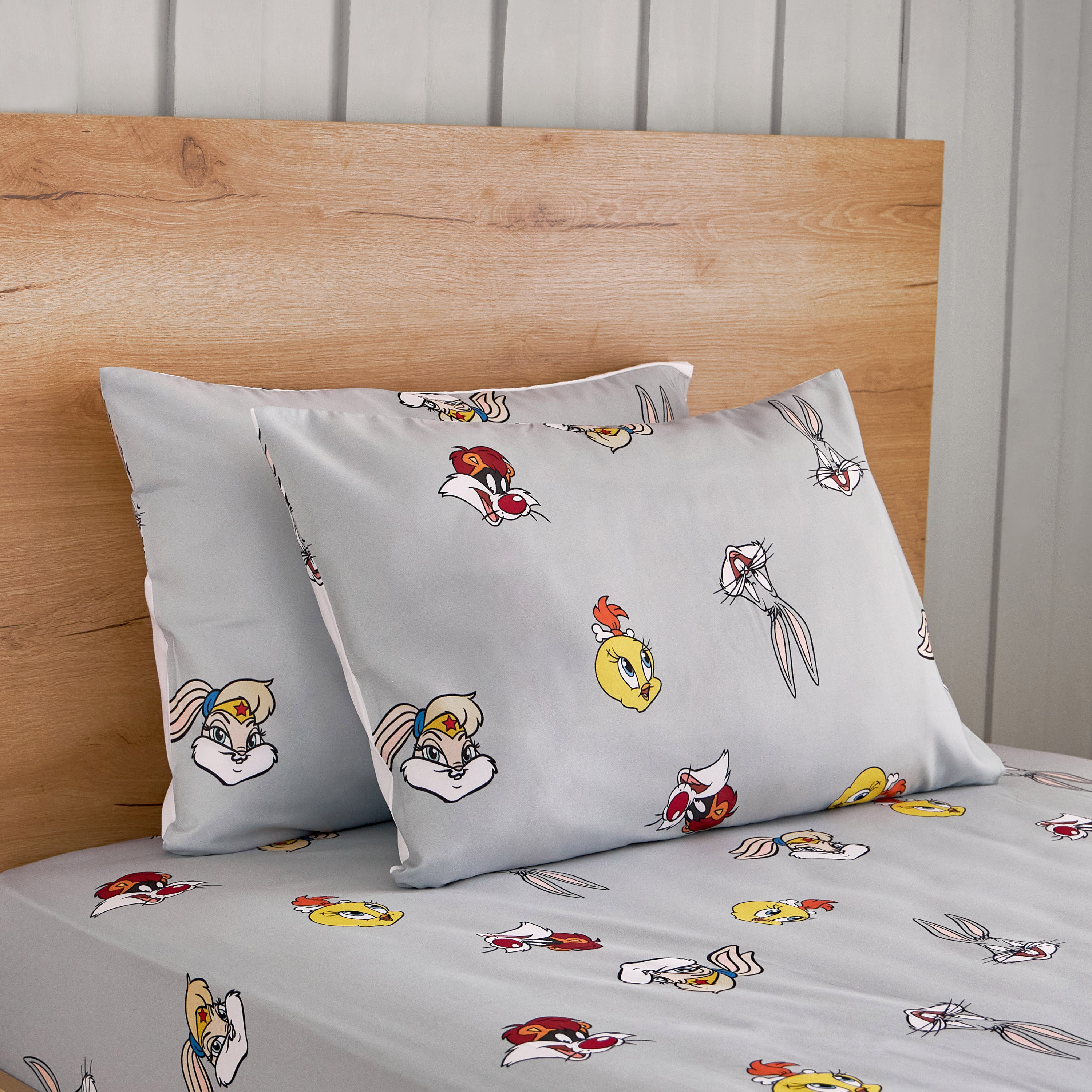 طقم غطاء وسادة بتصميم لوني تيونز من قطعتين - 50x75+15 سم-hbxhomeware-hbxkidsandyouth-image-1