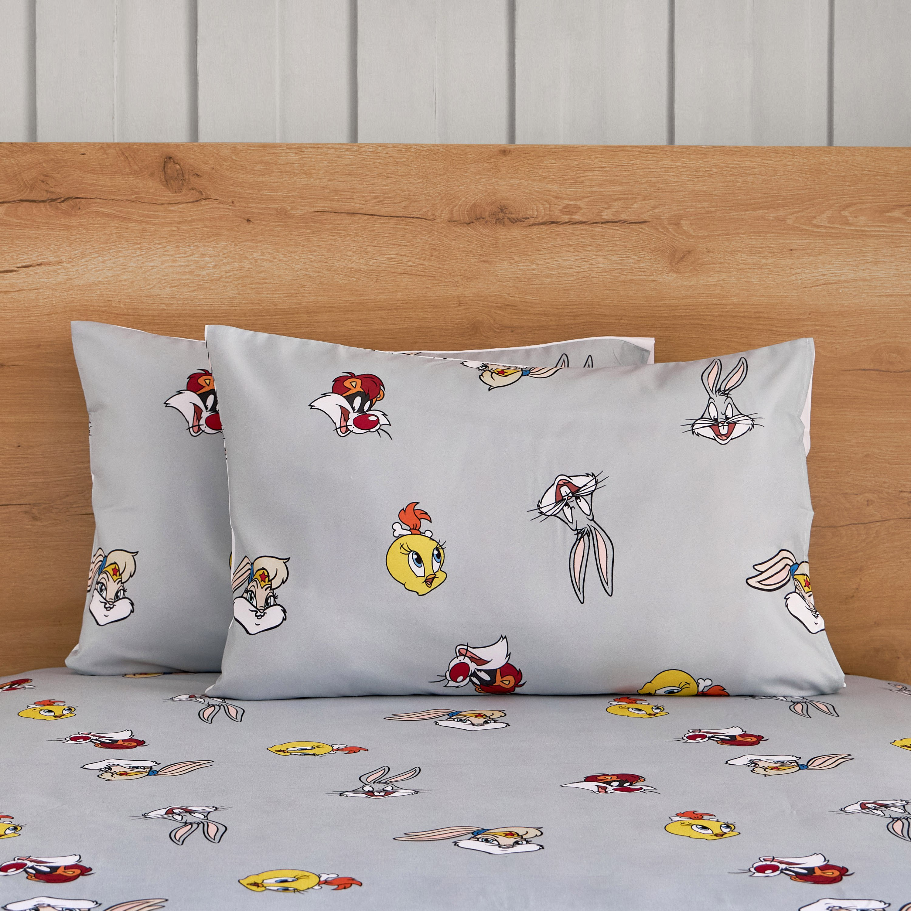 طقم غطاء وسادة بتصميم لوني تيونز من قطعتين - 50x75+15 سم-hbxhomeware-hbxkidsandyouth-image-2