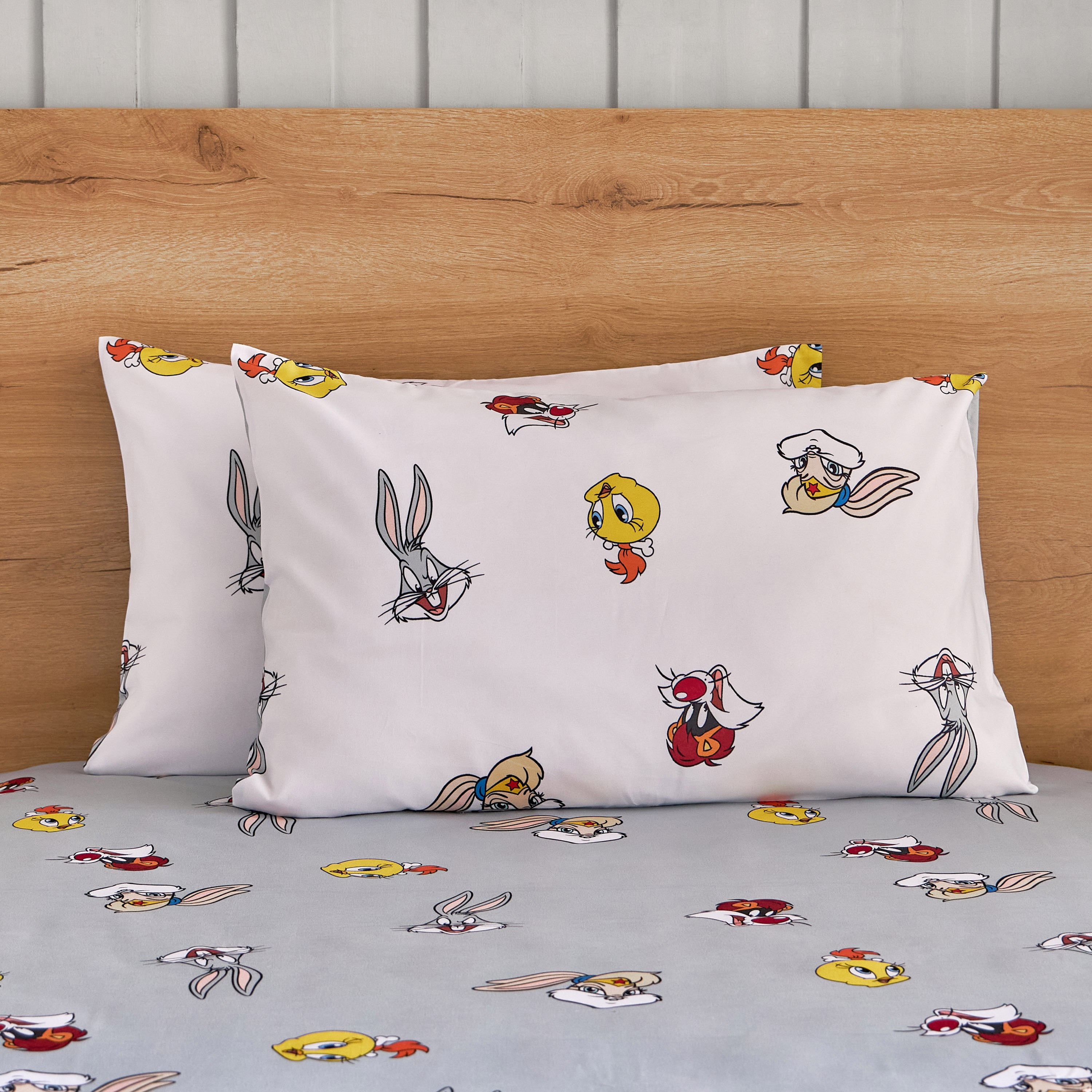 طقم غطاء وسادة بتصميم لوني تيونز من قطعتين - 50x75+15 سم-hbxhomeware-hbxkidsandyouth-image-4
