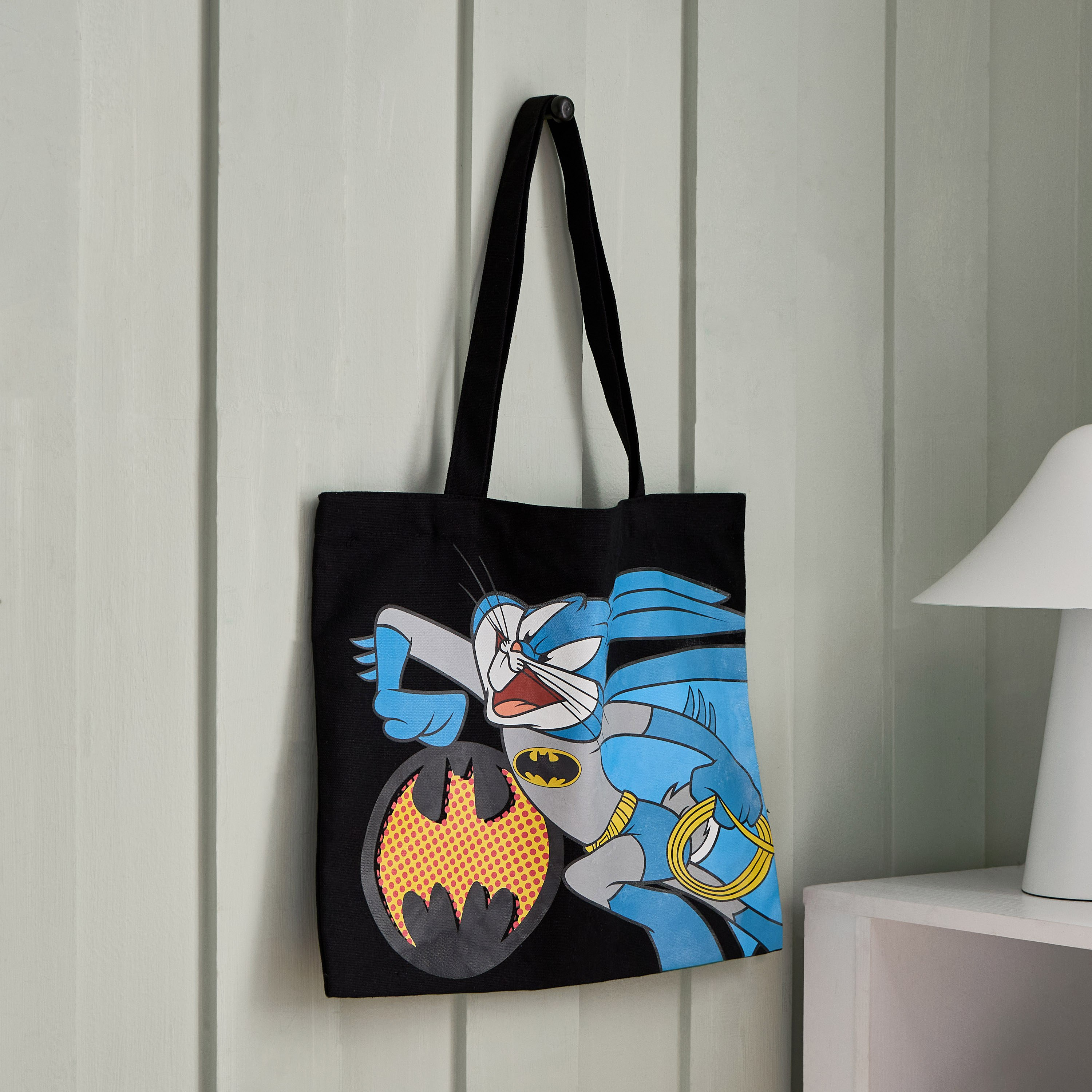 شنطة تسوق كانفاس قطن من لوني تيونز - 34x39 سم-hbxhomeware-hbxkidsandyouth-image-1