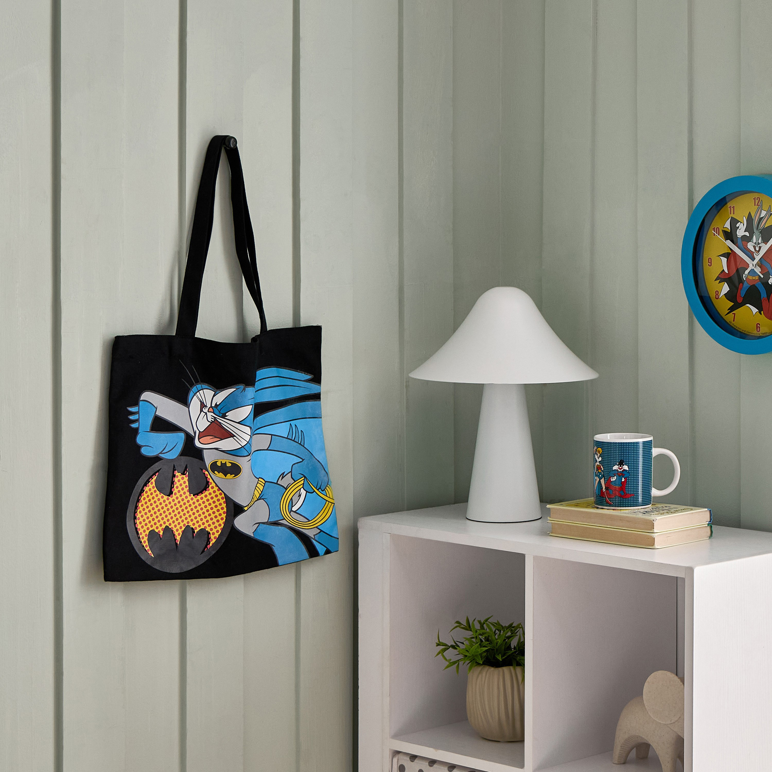 شنطة تسوق كانفاس قطن من لوني تيونز - 34x39 سم-hbxhomeware-hbxkidsandyouth-image-5