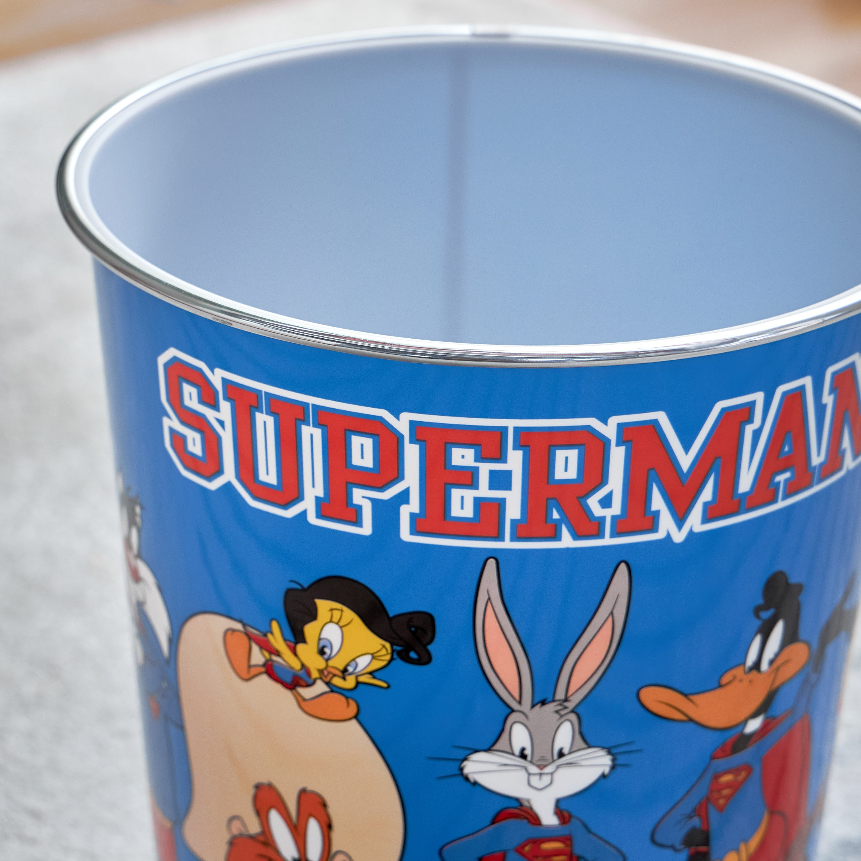 Looney Tunes Plastic Dustbin - 26x24 cm-hbxhomeware-hbxkidsandyouth-image-4