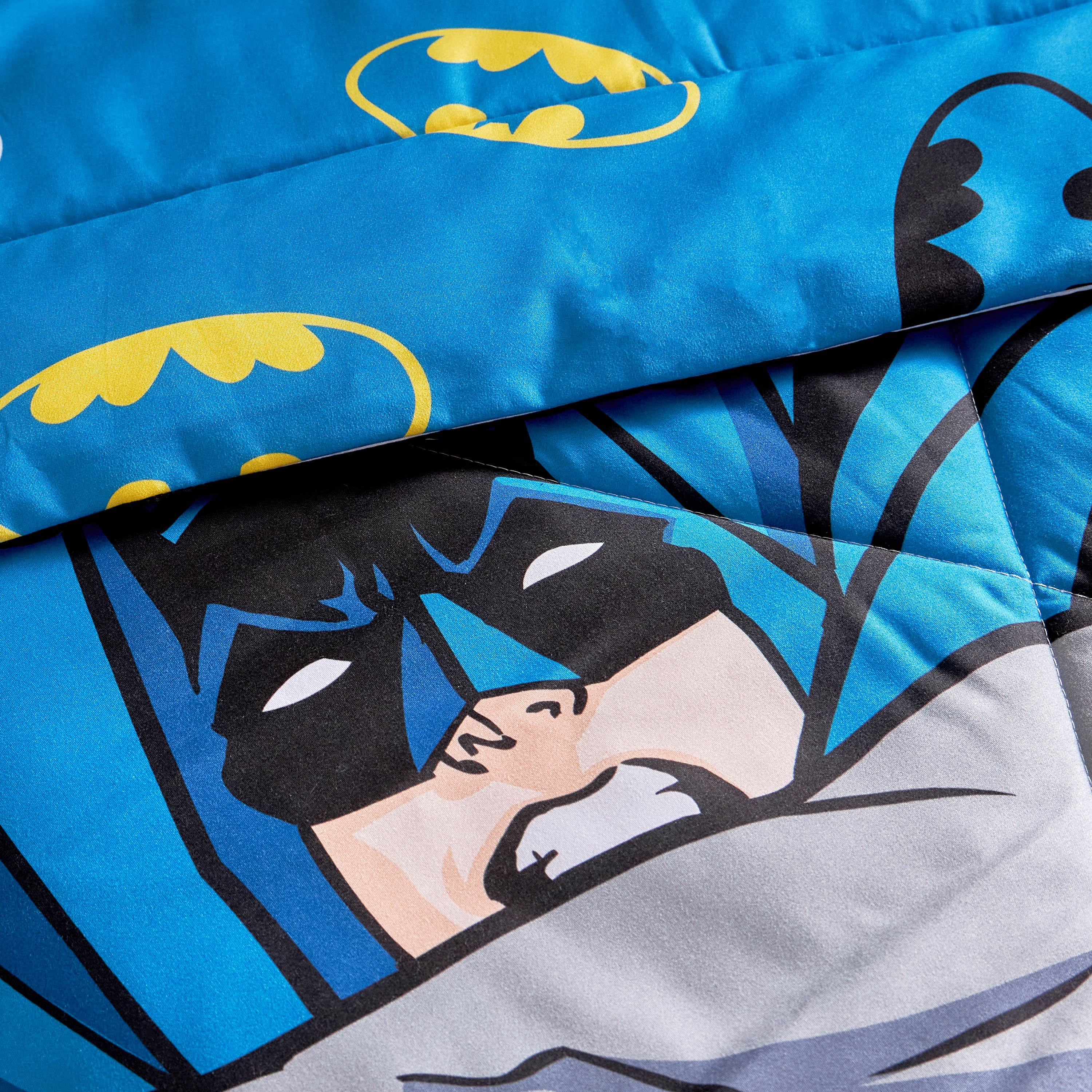 Batman 2-Piece Single Comforter Set - 135x220 cm-hbxhomeware-hbxkidsandyouth-image-6