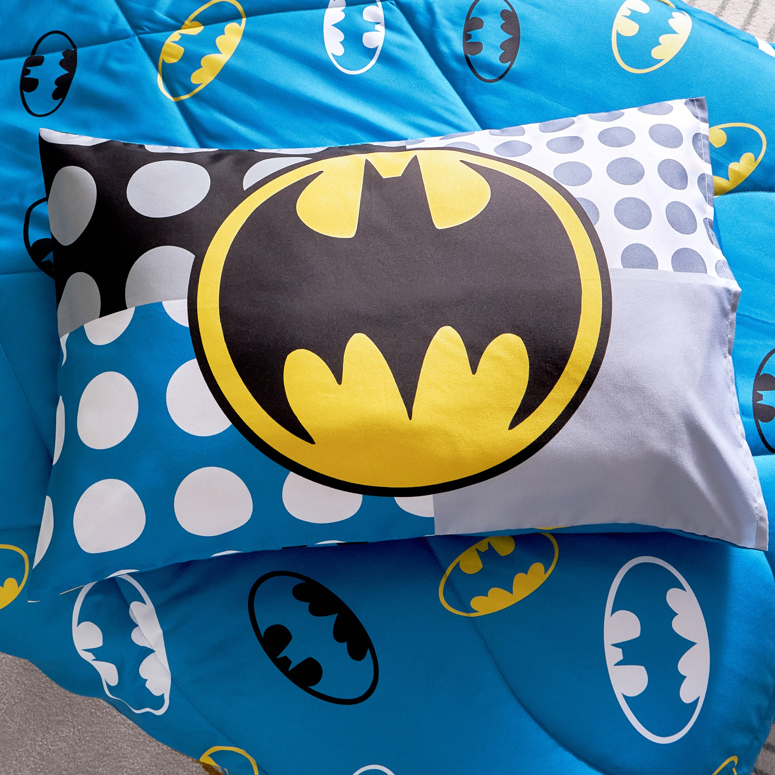 Batman 2-Piece Single Comforter Set - 135x220 cm-hbxhomeware-hbxkidsandyouth-image-7