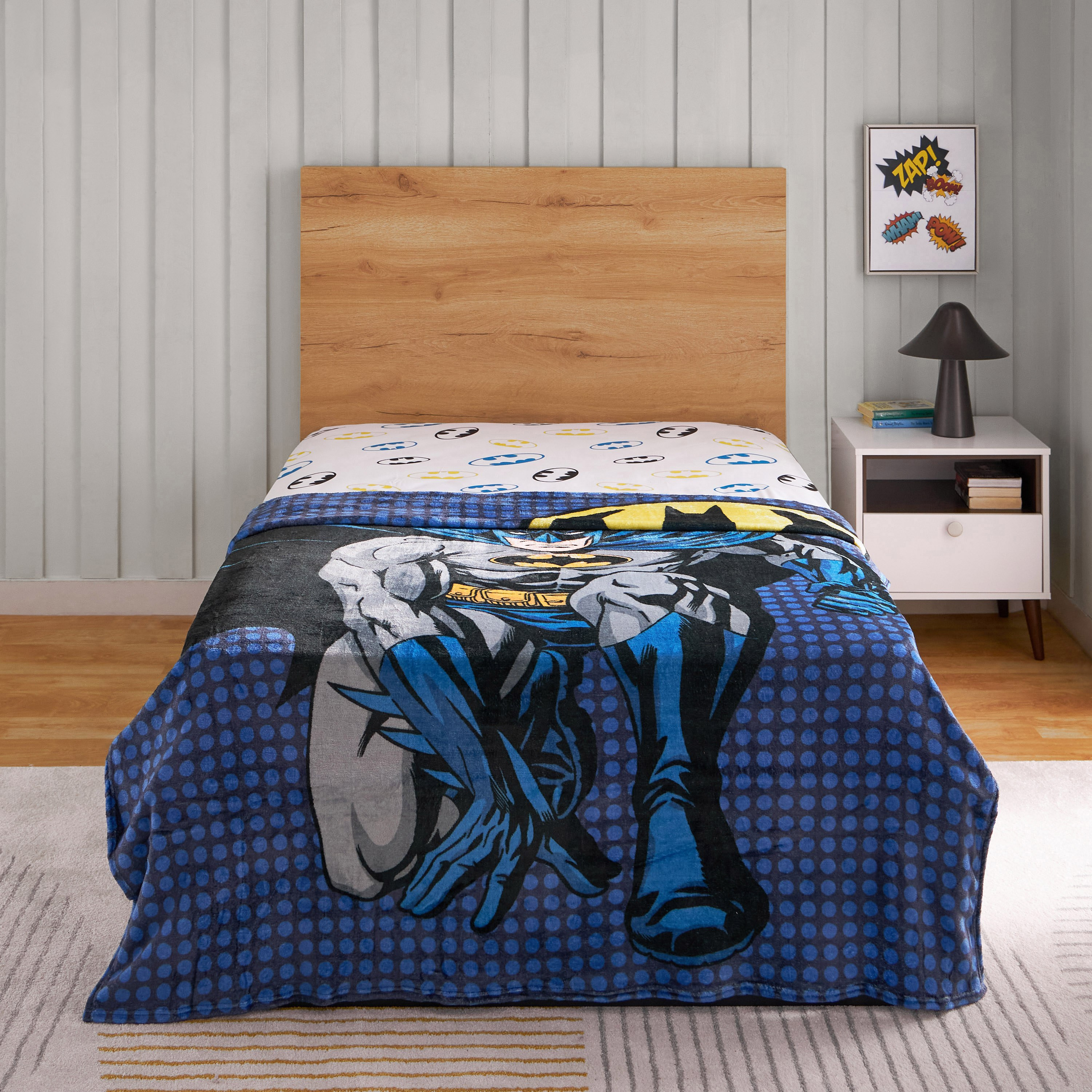 بطانية فلانيل توين باتمان - 150x200 سم-hbxhomeware-hbxkidsandyouth-image-2