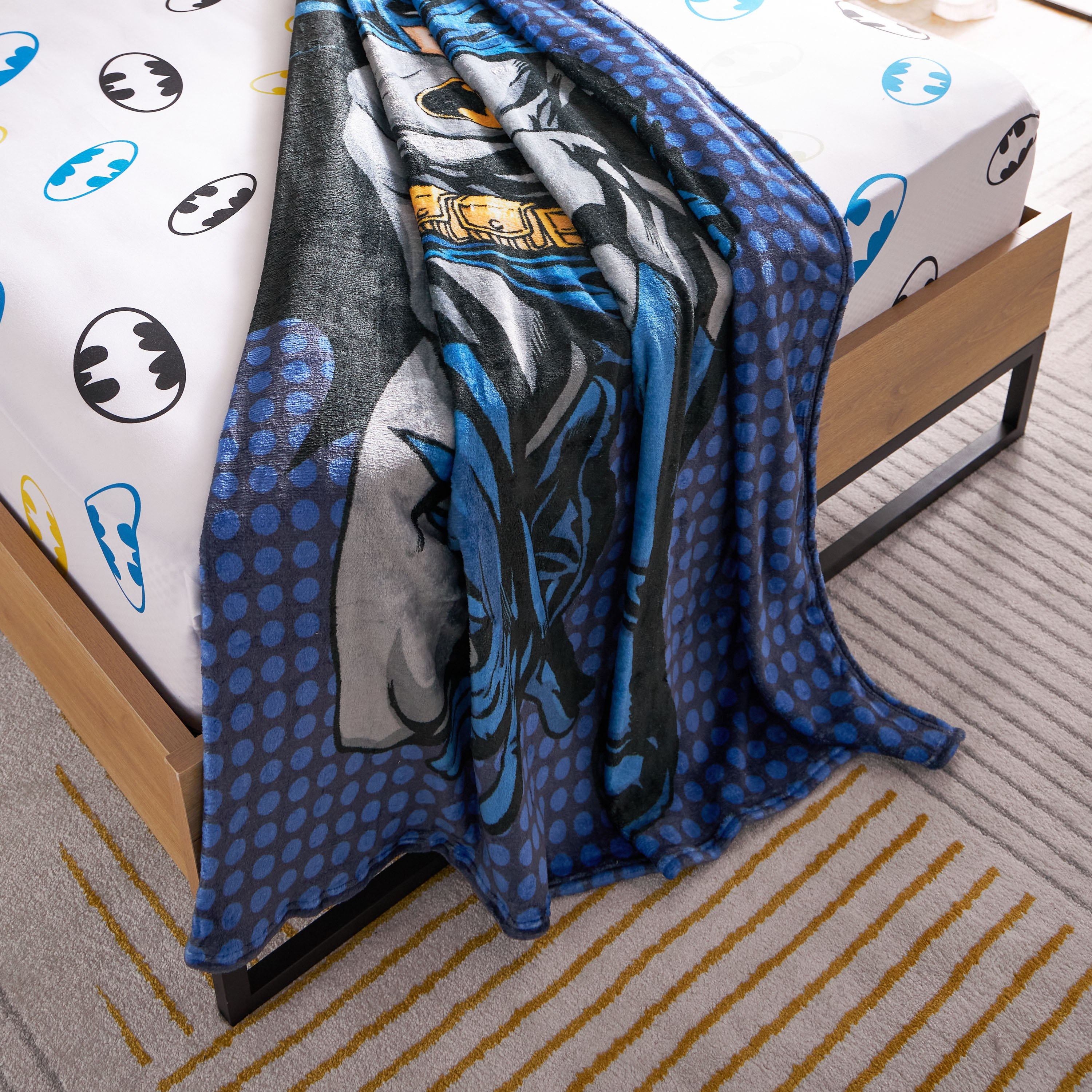 بطانية فلانيل توين باتمان - 150x200 سم-hbxhomeware-hbxkidsandyouth-image-5