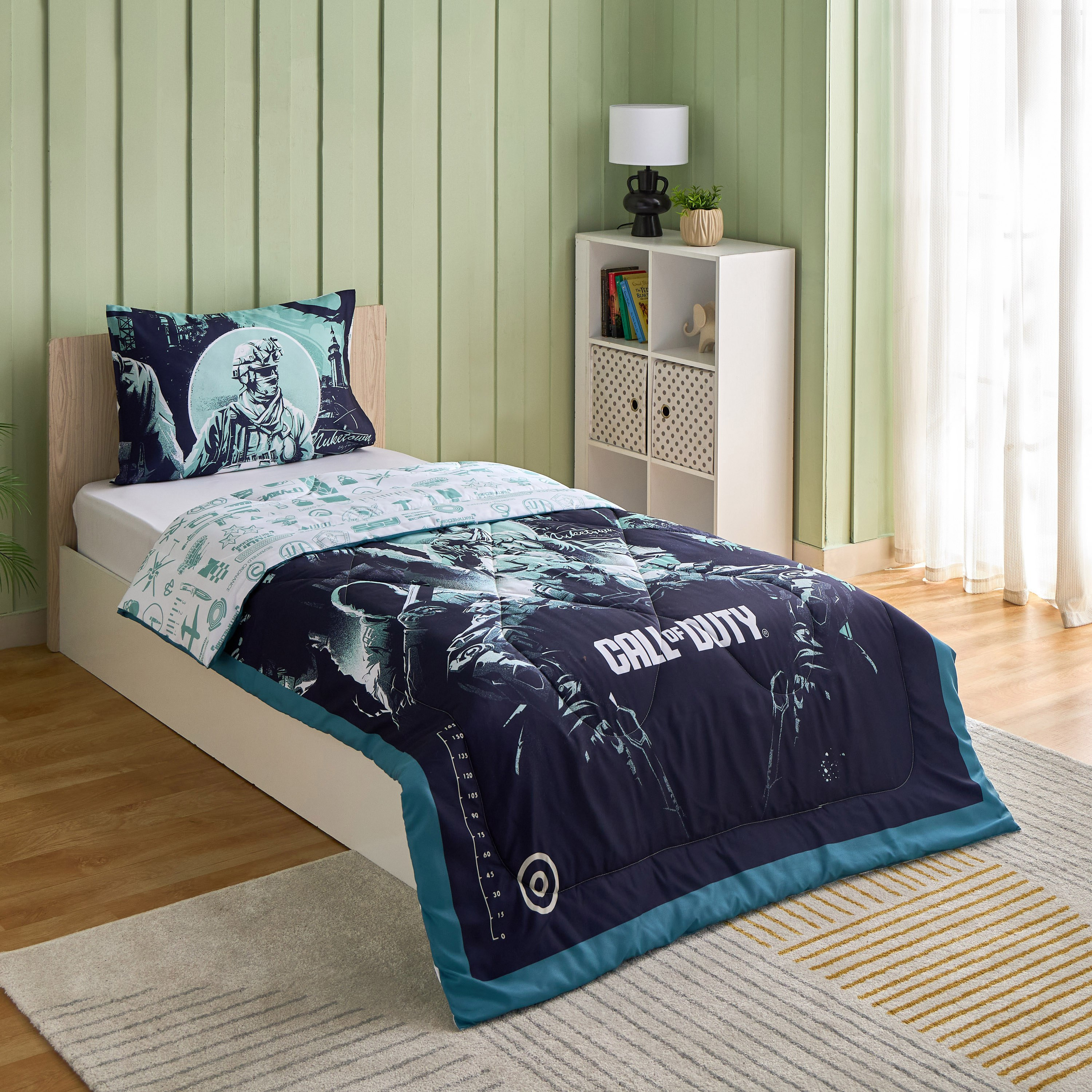 طقم لحاف فردي قطعتين كول أوف ديوتي فورس- 135x220 سم-hbxhomeware-hbxkidsandyouth-image-1
