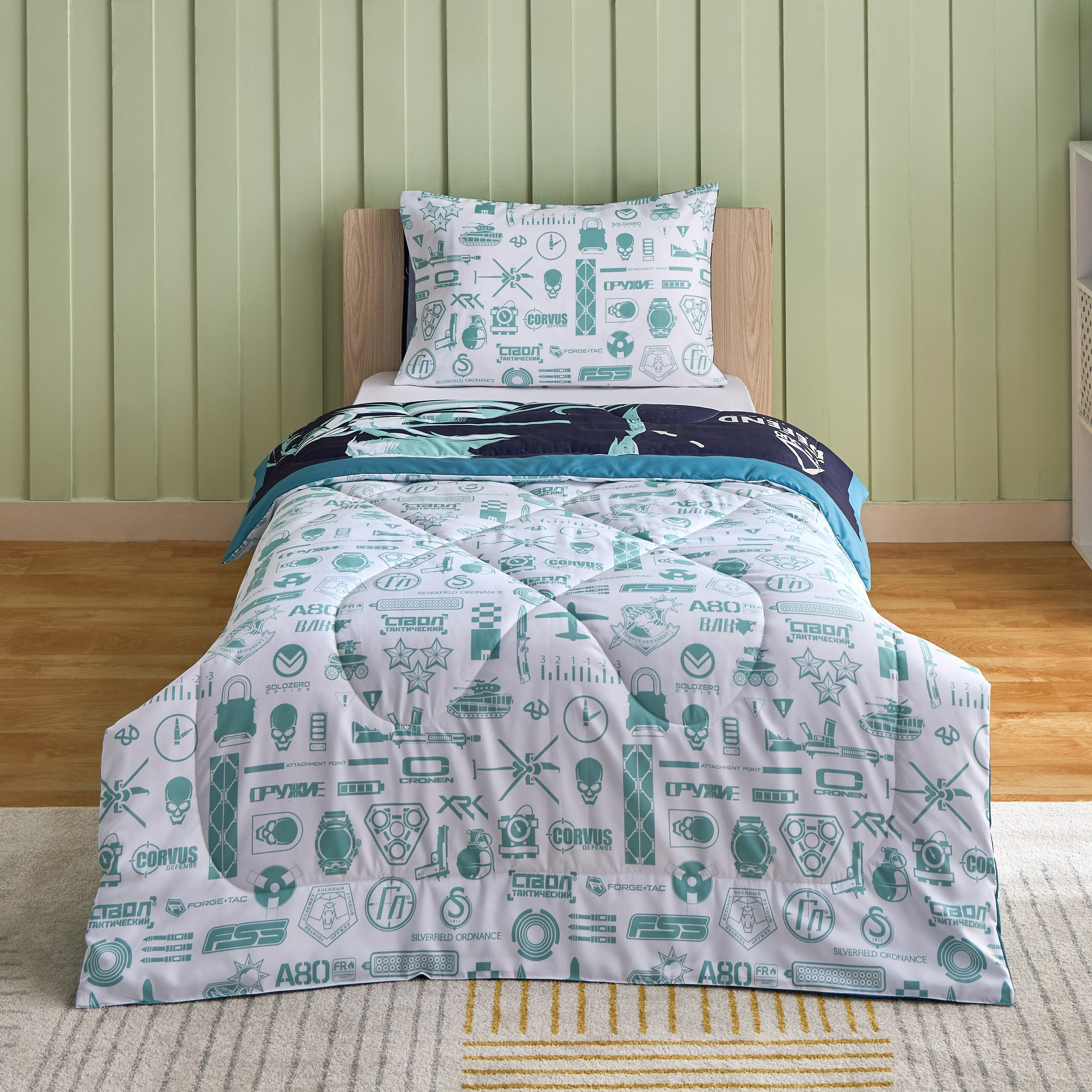 طقم لحاف فردي قطعتين كول أوف ديوتي فورس- 135x220 سم-hbxhomeware-hbxkidsandyouth-image-3