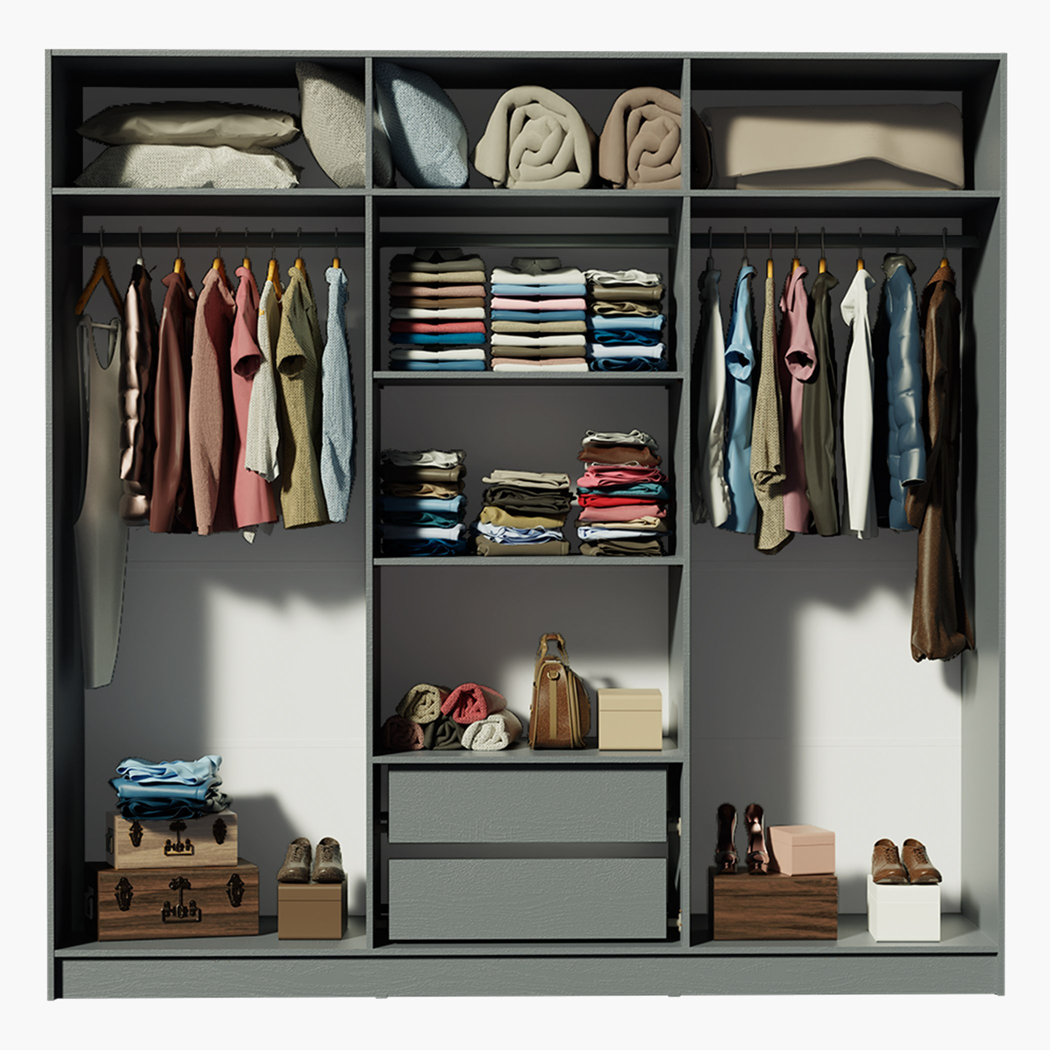 خزانة ملابس 6 أبواب - فيجو من موڤو-hbxfurniture-wardrobes-image-4