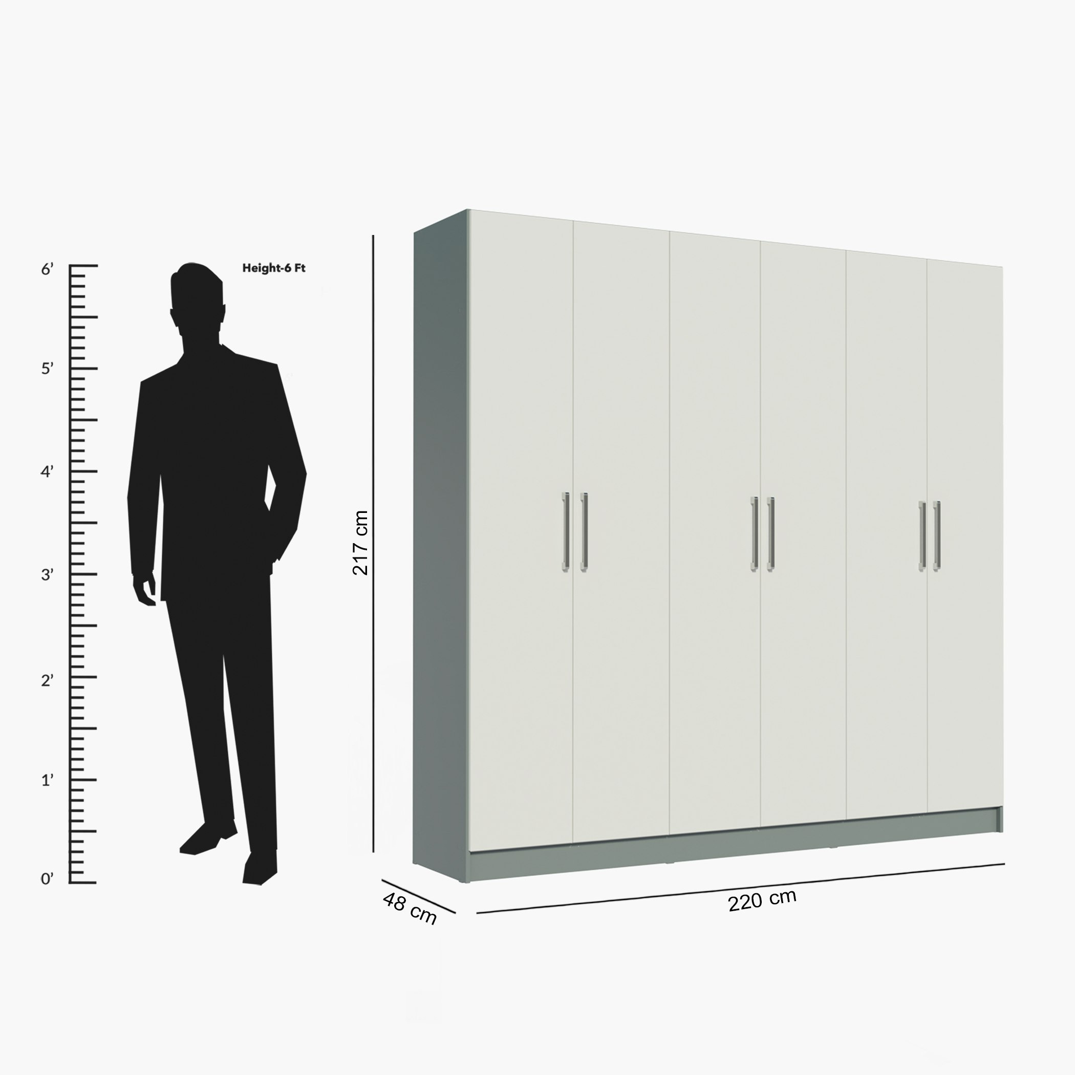 خزانة ملابس 6 أبواب - فيجو من موڤو-hbxfurniture-wardrobes-image-9