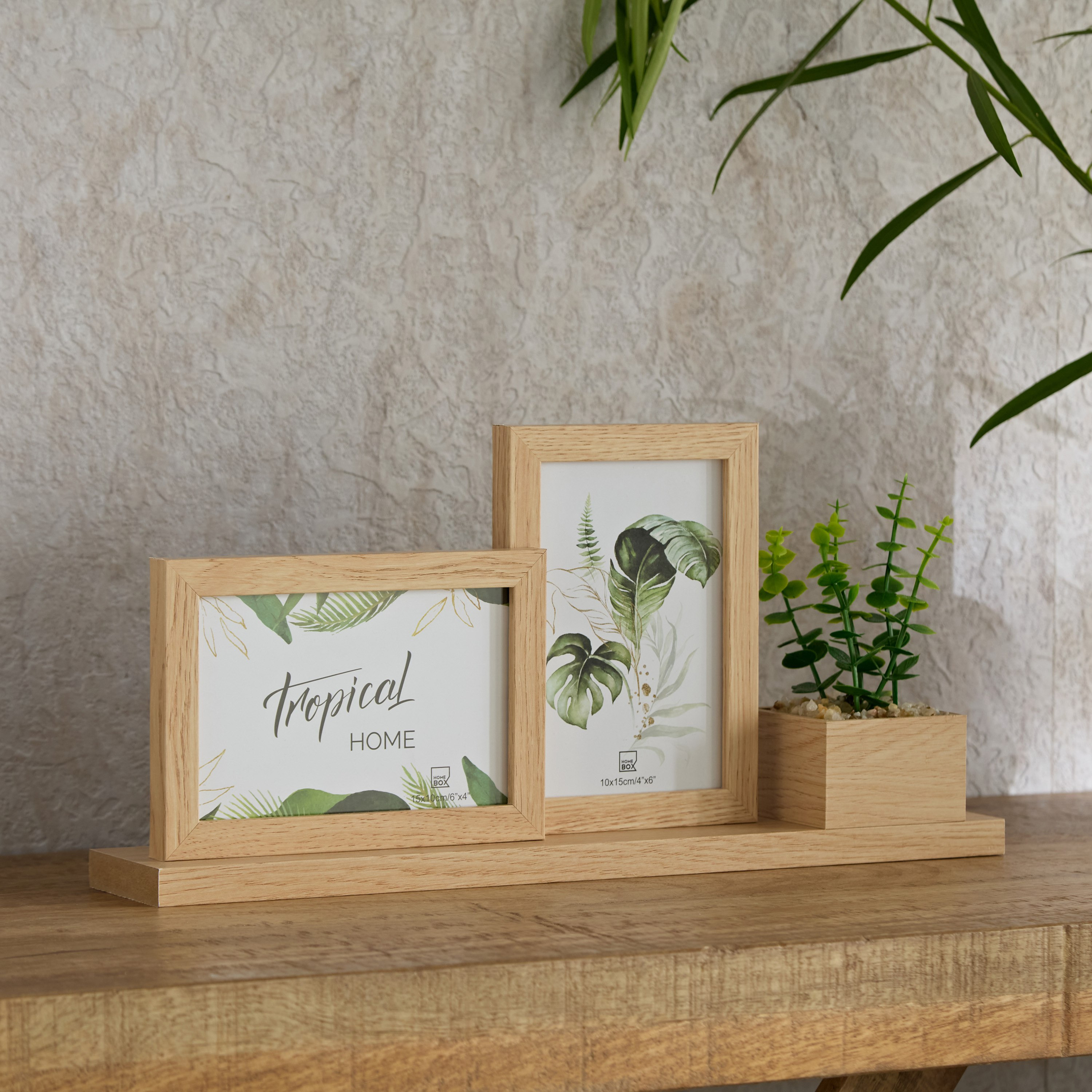 برواز صور مع إناء زرع  فارو من هدسون - 39x7x18.5 سم-hbxbedroom-decorandaccessories-photoframes-image-1
