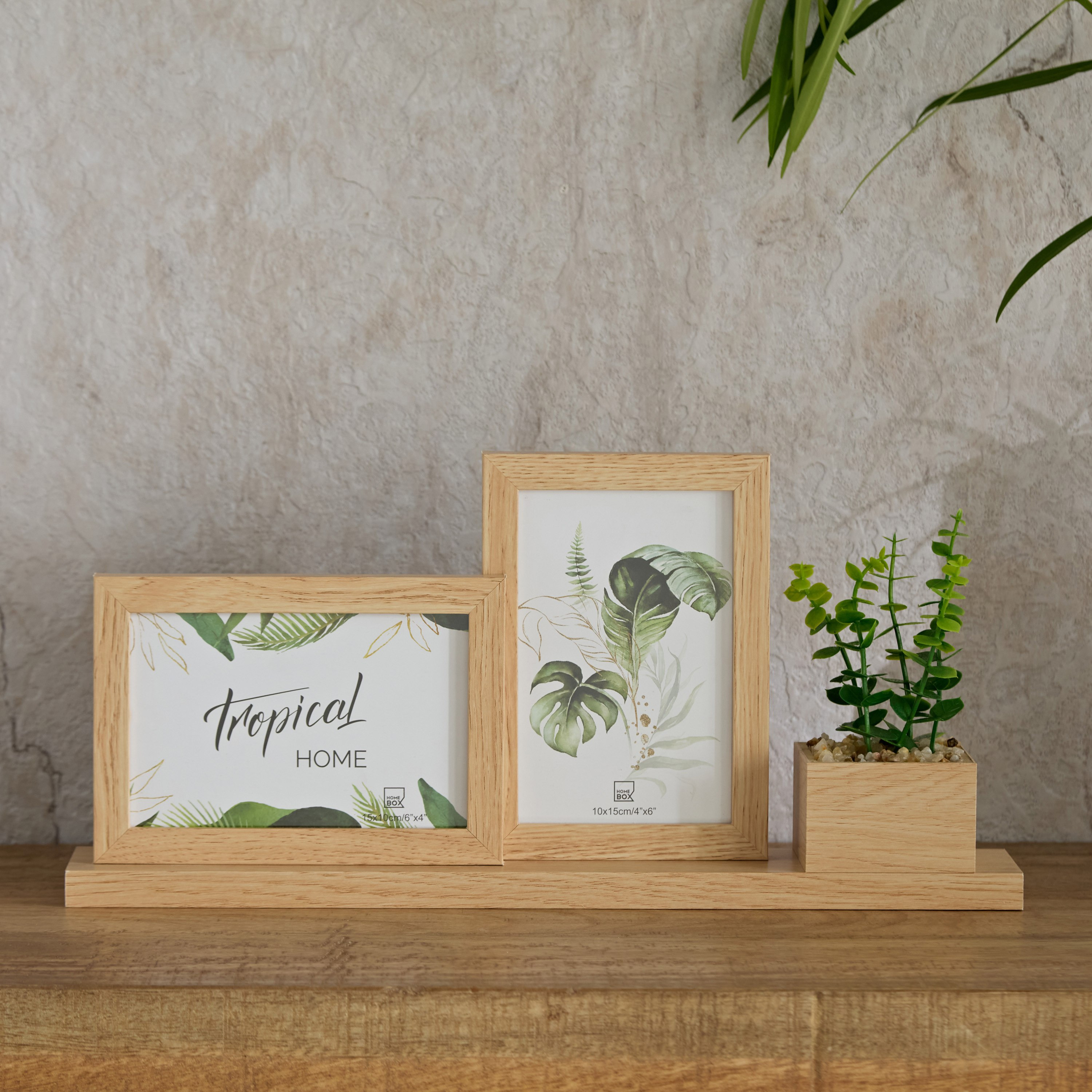 برواز صور مع إناء زرع  فارو من هدسون - 39x7x18.5 سم-hbxbedroom-decorandaccessories-photoframes-image-2
