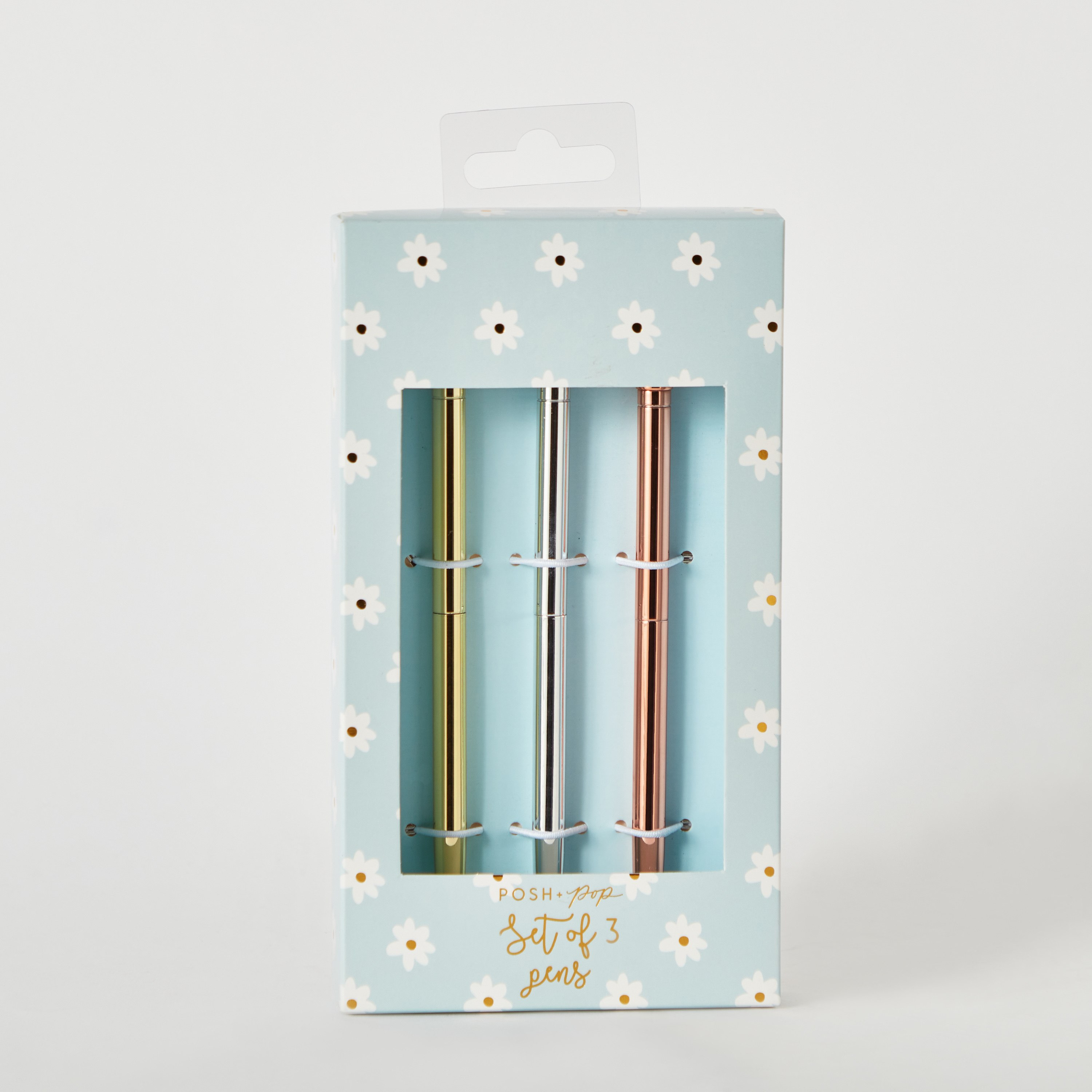 Daisy Field Glitter Pen - Set of 3-hbxkidsandyouth-playroom-stationery-image-5
