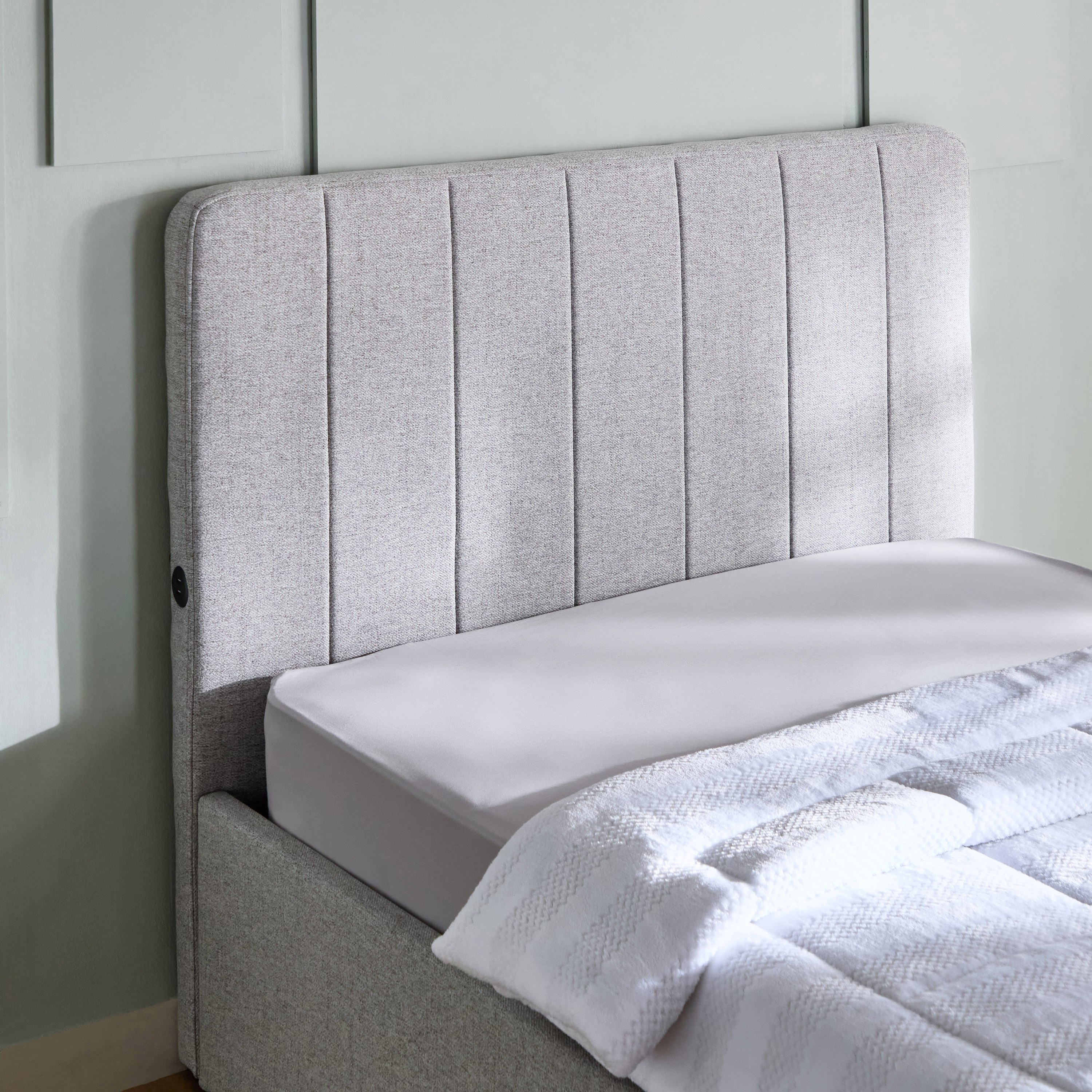 سرير توين بمساحة تخزين هيدروليكية ذكية من باتار ليون - 120x200 سم-hbxbedroom-bedsandbedsets-upholsteredbeds-twin-image-3