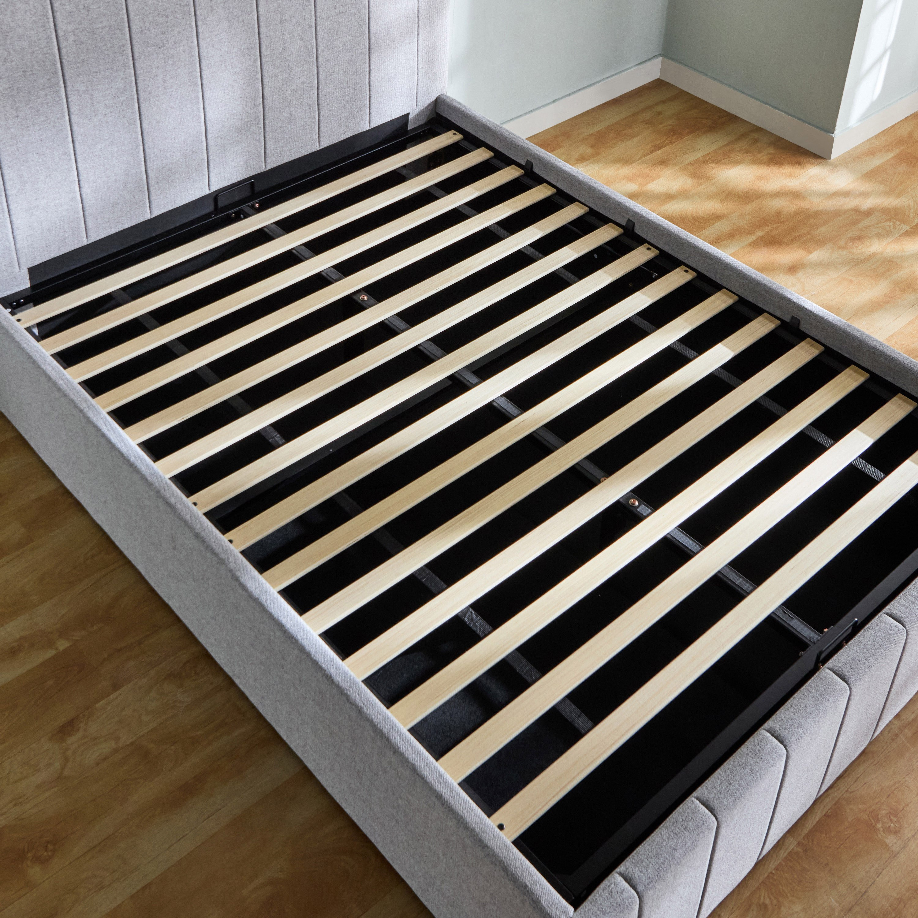 سرير كوين بمساحة تخزين هيدروليكية ذكية من باتار ليون - 150x200 سم-hbxbedroom-bedsandbedsets-beds-queen-image-13