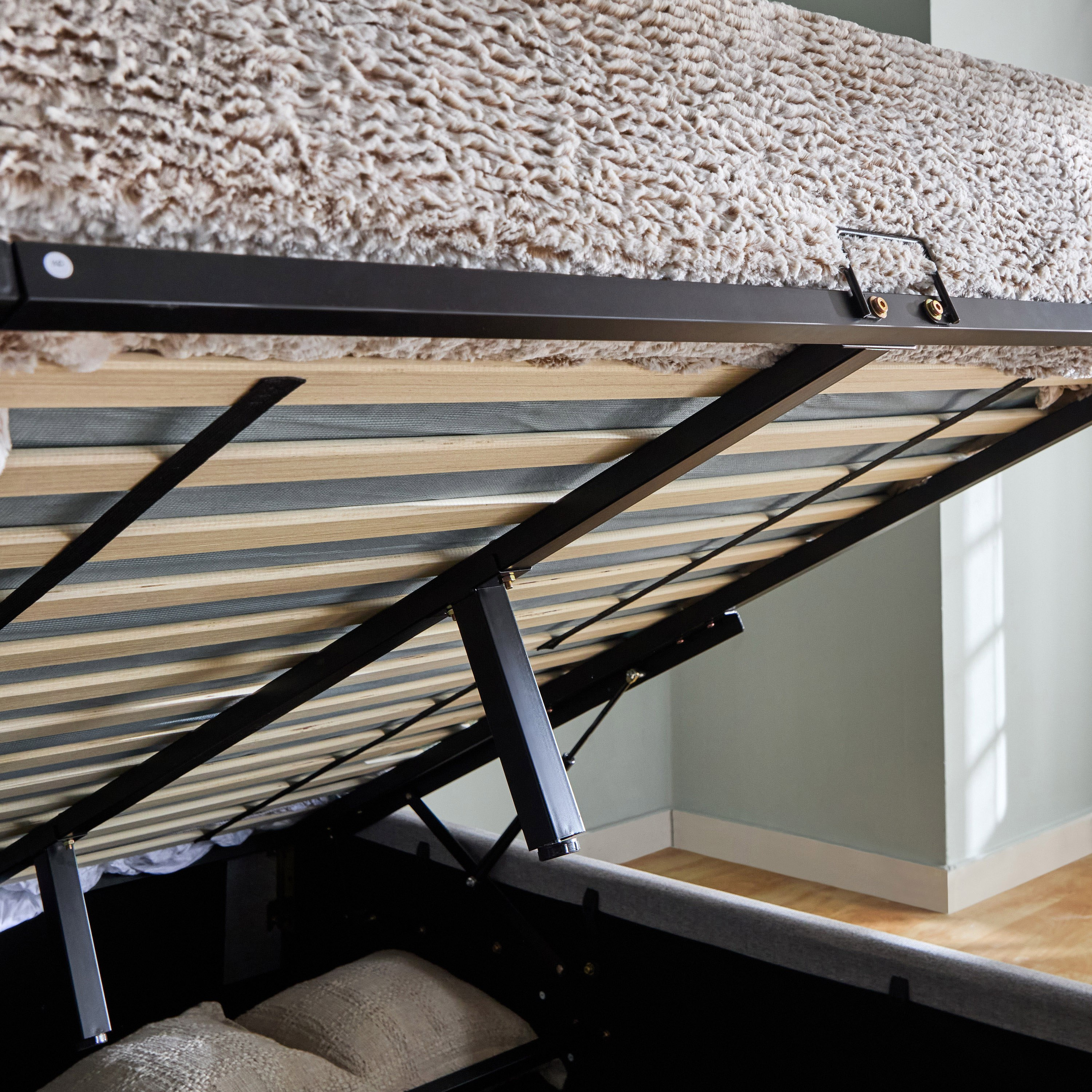 سرير كوين بمساحة تخزين هيدروليكية ذكية من باتار ليون - 150x200 سم-hbxbedroom-bedsandbedsets-beds-queen-image-10