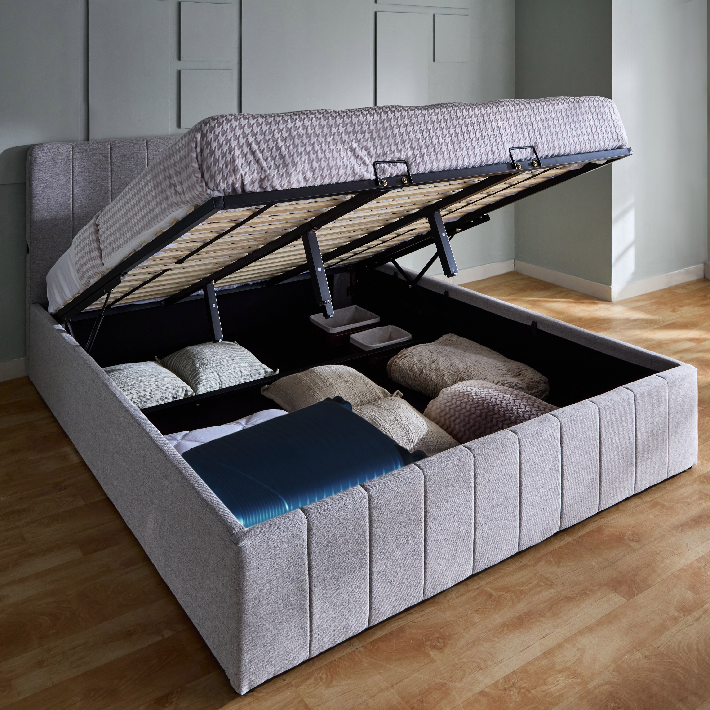 سرير كينج بمساحة تخزين هيدروليكية ذكية من باتار ليون - 180x200 سم-hbxfurniture-bedsandbedsets-beds-king-image-8