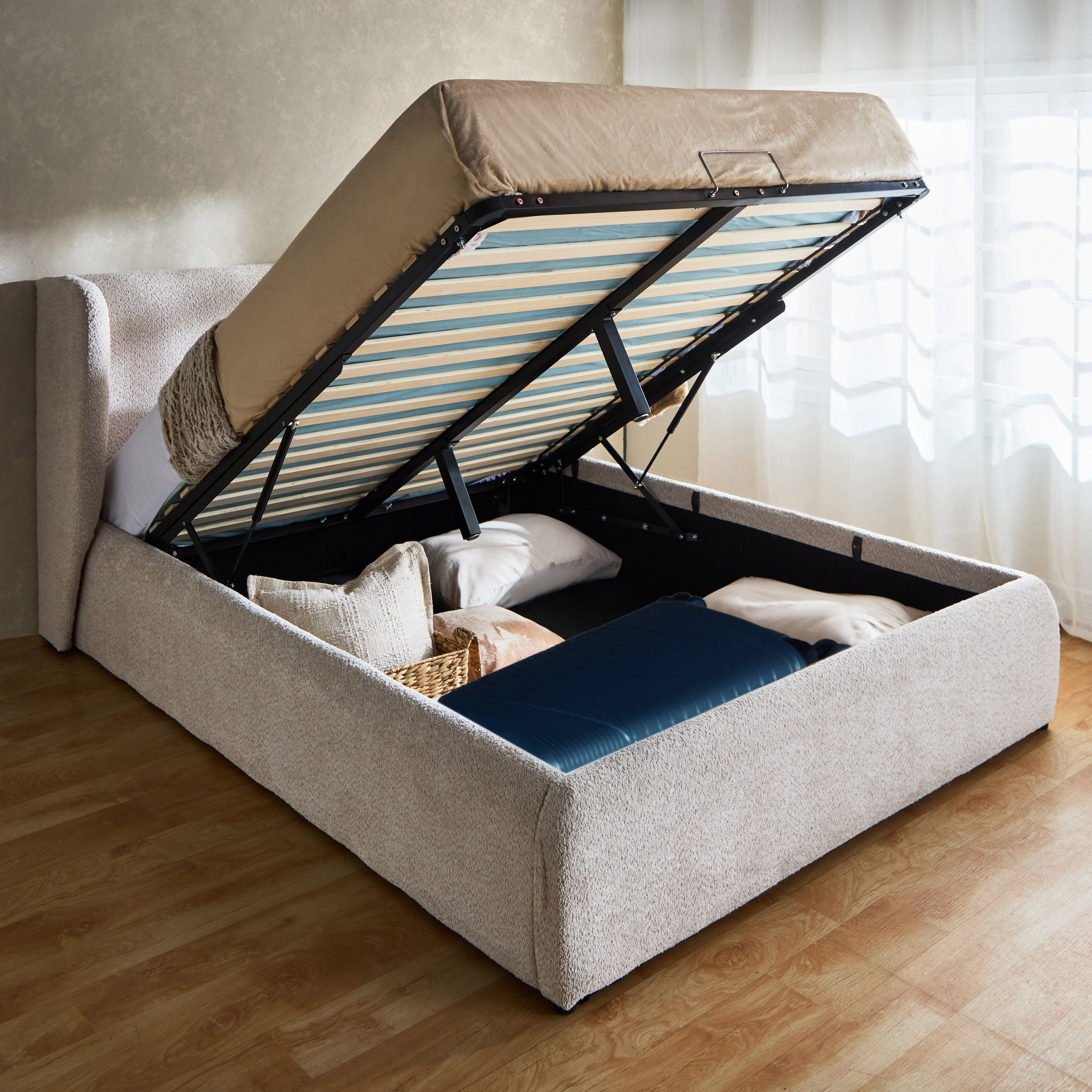 سرير كوين منجد بمساحة تخزين هيدروليكية من بيرل - 150x200 سم-hbxbedroom-bedsandbedsets-beds-queen-image-8