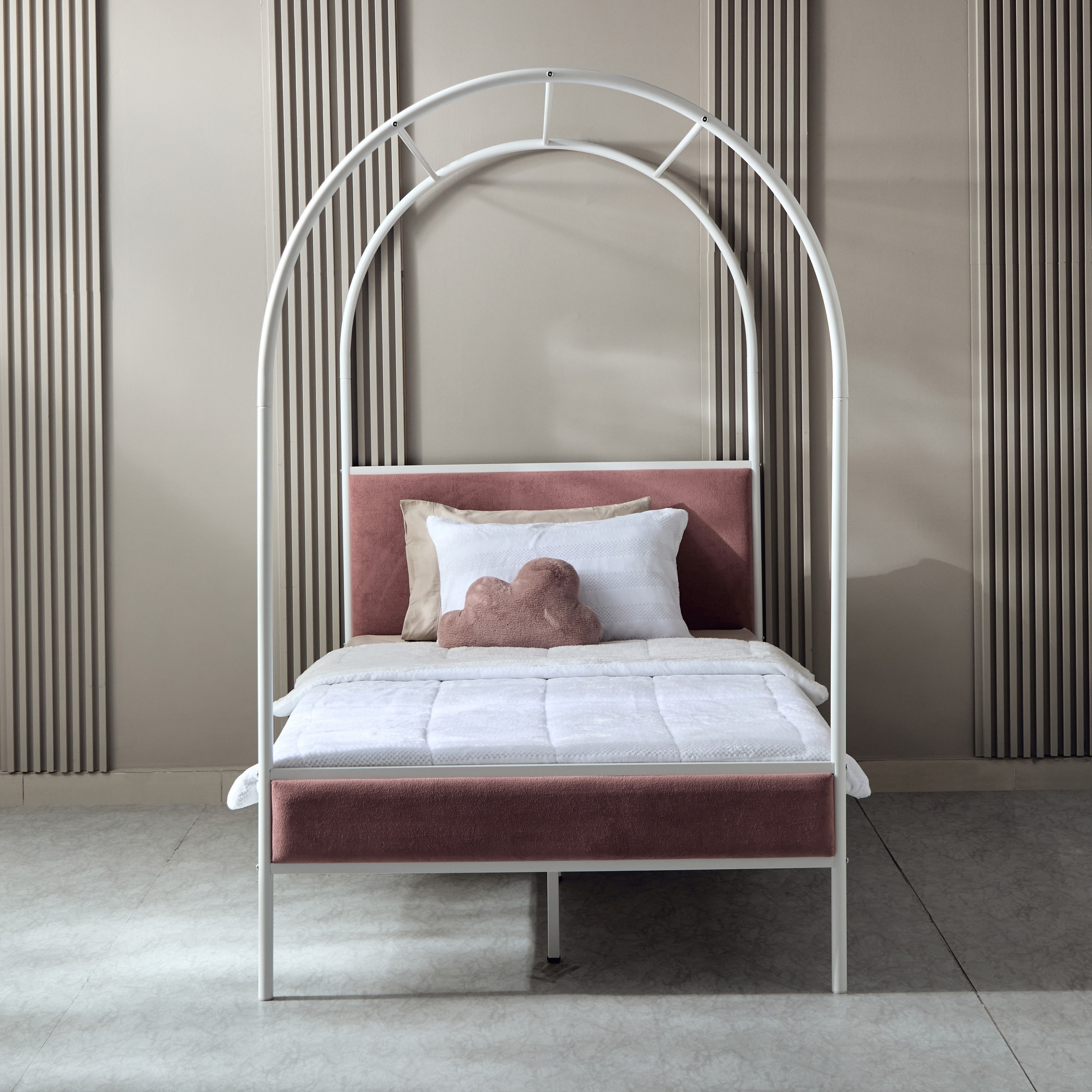 سرير توين منجد معدن بمظلة آبي من ميدو- 120x200 سم-hbxfurniture-kidsroom-kidsroomsets-twin-image-2