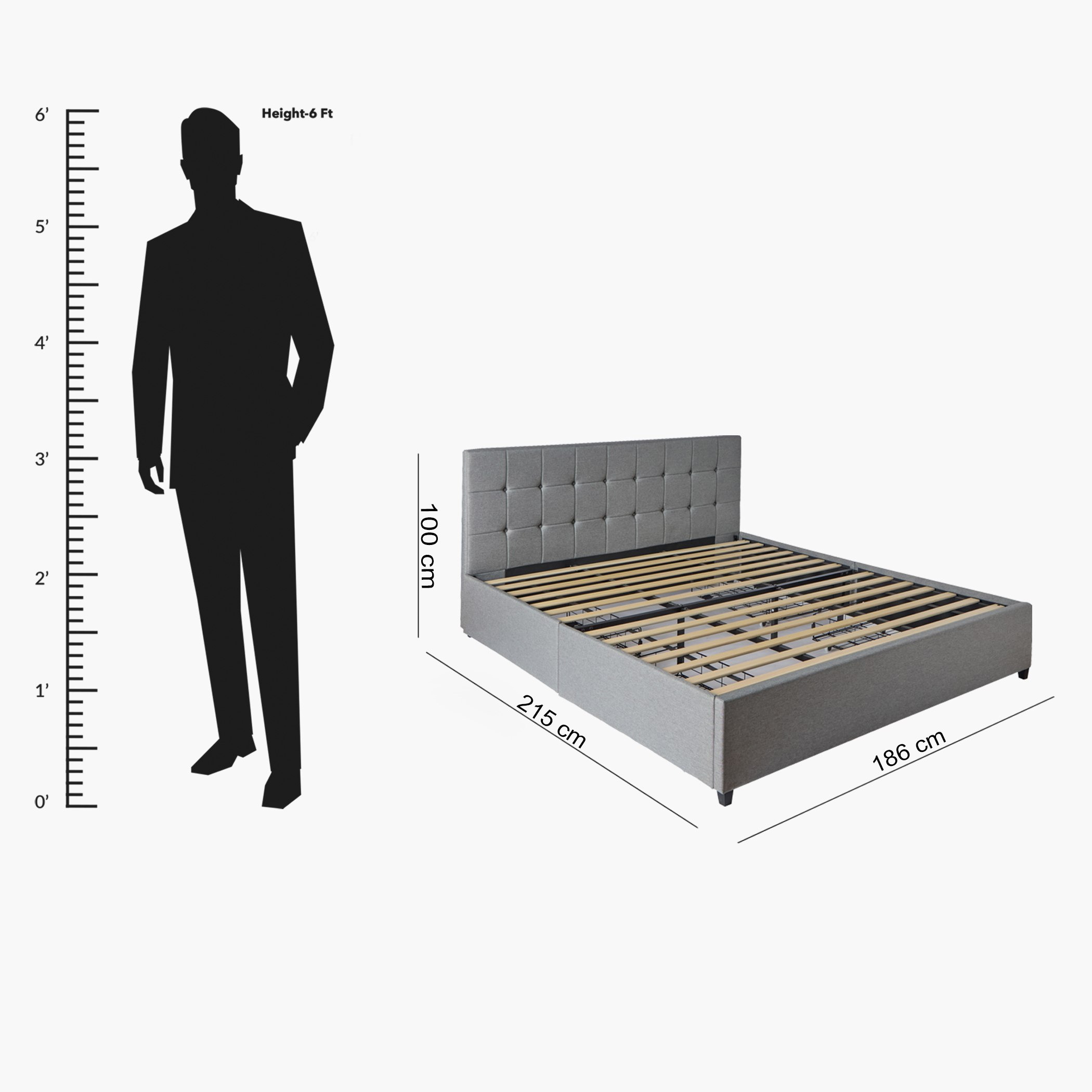 سرير كينج منجّد بدرجي تخزين أماميين - أوكلاند دانكن من موڤو - 180×200 سم-hbxfurniture-bedsandbedsets-beds-king-image-13