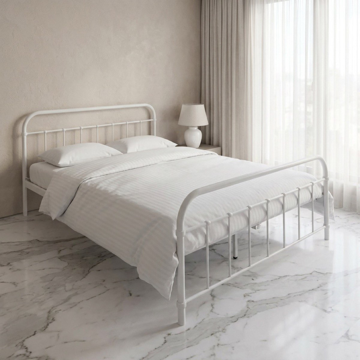 سرير كوين معدني - كولتورب من موڤو - 150×200 سم-hbxbedroom-bedsandbedsets-beds-queen-image-1