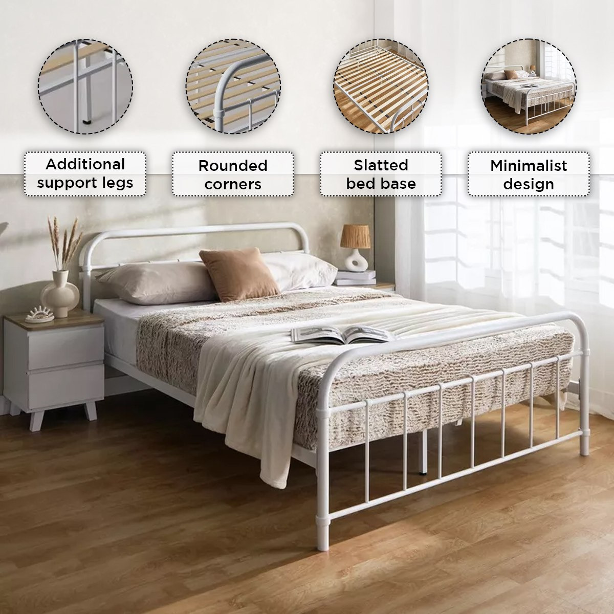 سرير كوين معدني - كولتورب من موڤو - 150×200 سم-hbxbedroom-bedsandbedsets-beds-queen-image-9