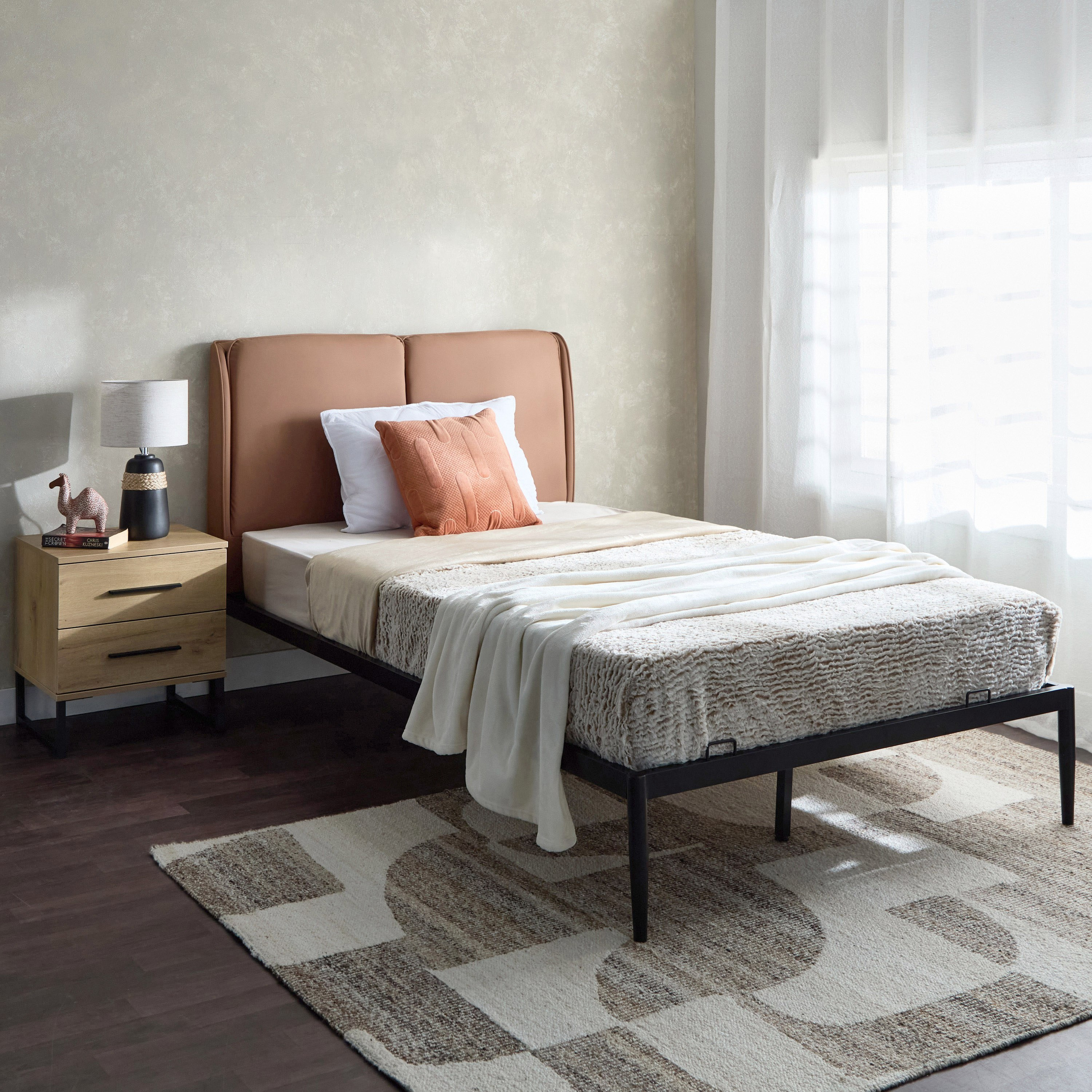 سرير توين معدني منجّد - أوربان نابير من موڤو - 120×200 سم-hbxbedroom-bedsandbedsets-beds-twin-image-8