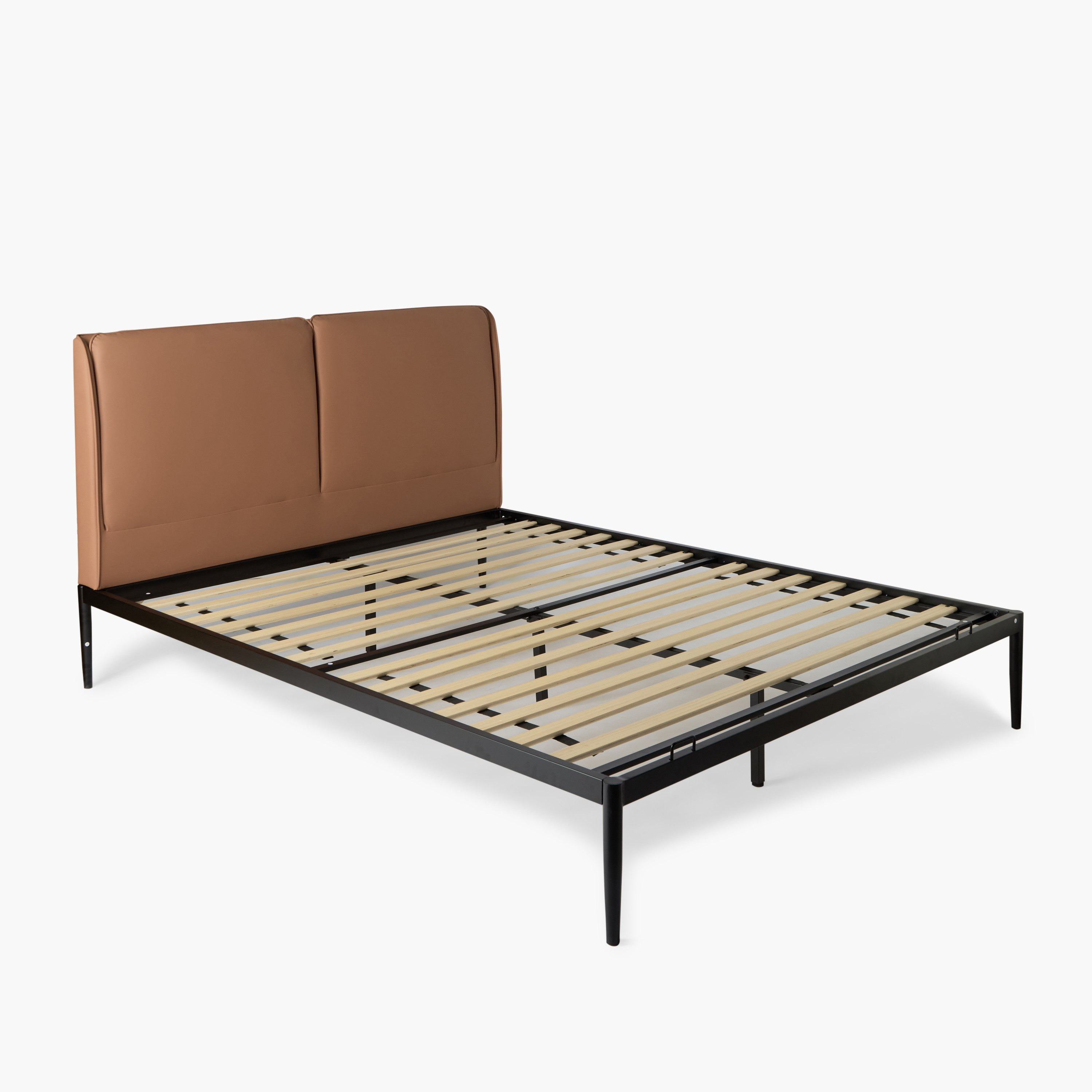 Movo Urban Napier Upholstered Metal Queen Bed - 160x200 cm-hbxbedroom-bedsandbedsets-beds-queen-image-9