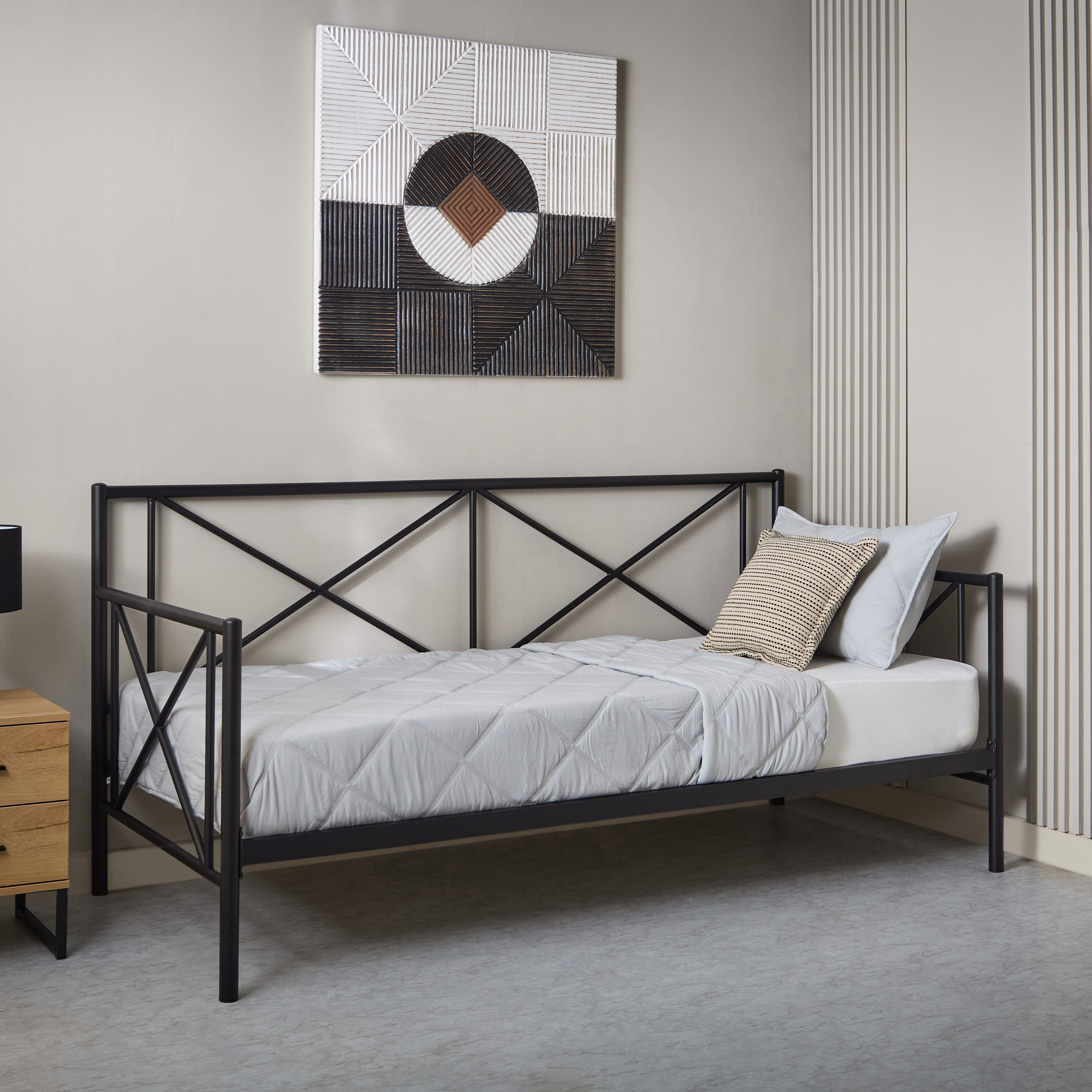 York Single Day Bed - 90x200 cm-hbxfurniture-bedsandbedsets-daybeds-image-1