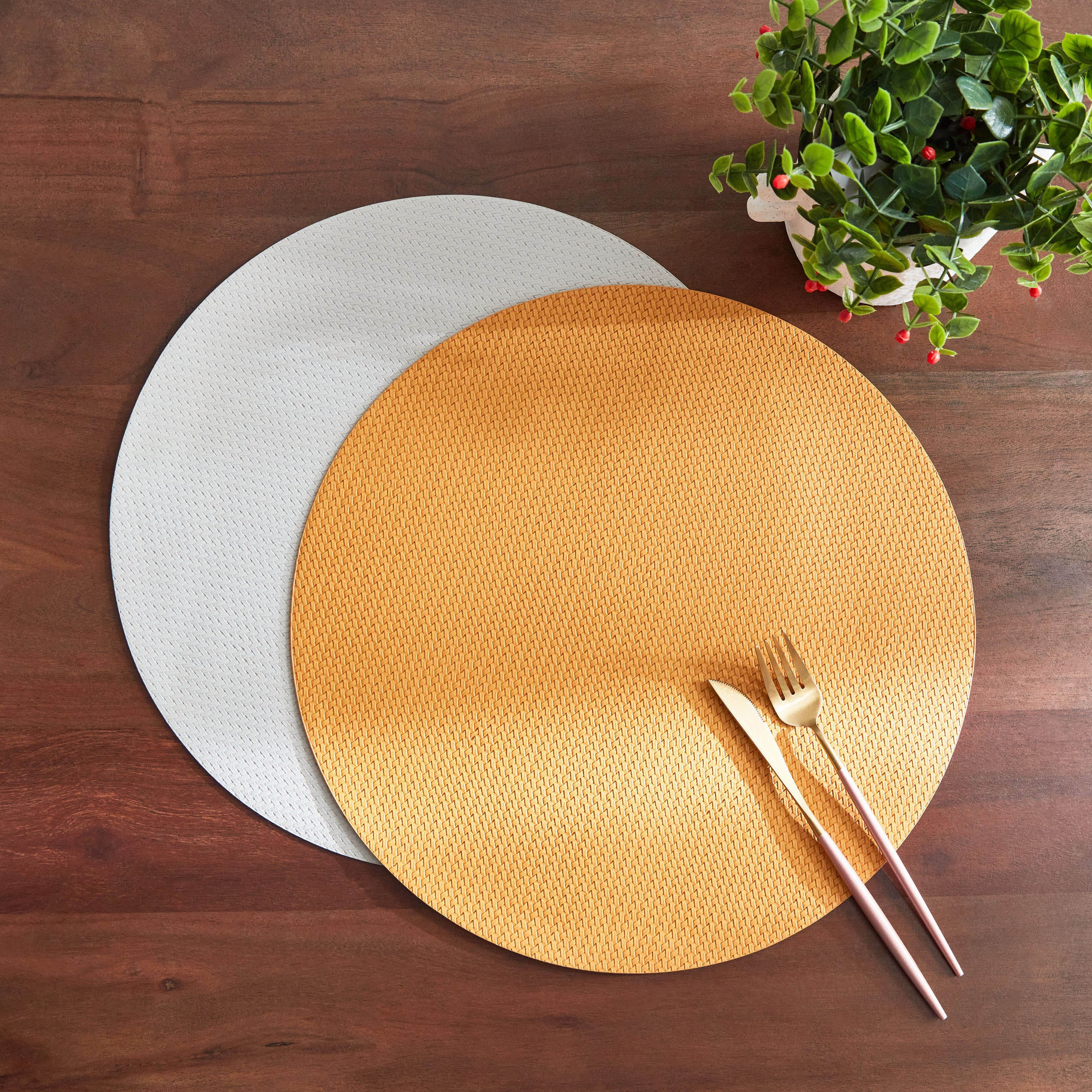لبادة صحون بي في سي مستديرة من كازيمير - 38 سم-hbxdecorandfurnishings-homefurnishings-tablelinens-image-5