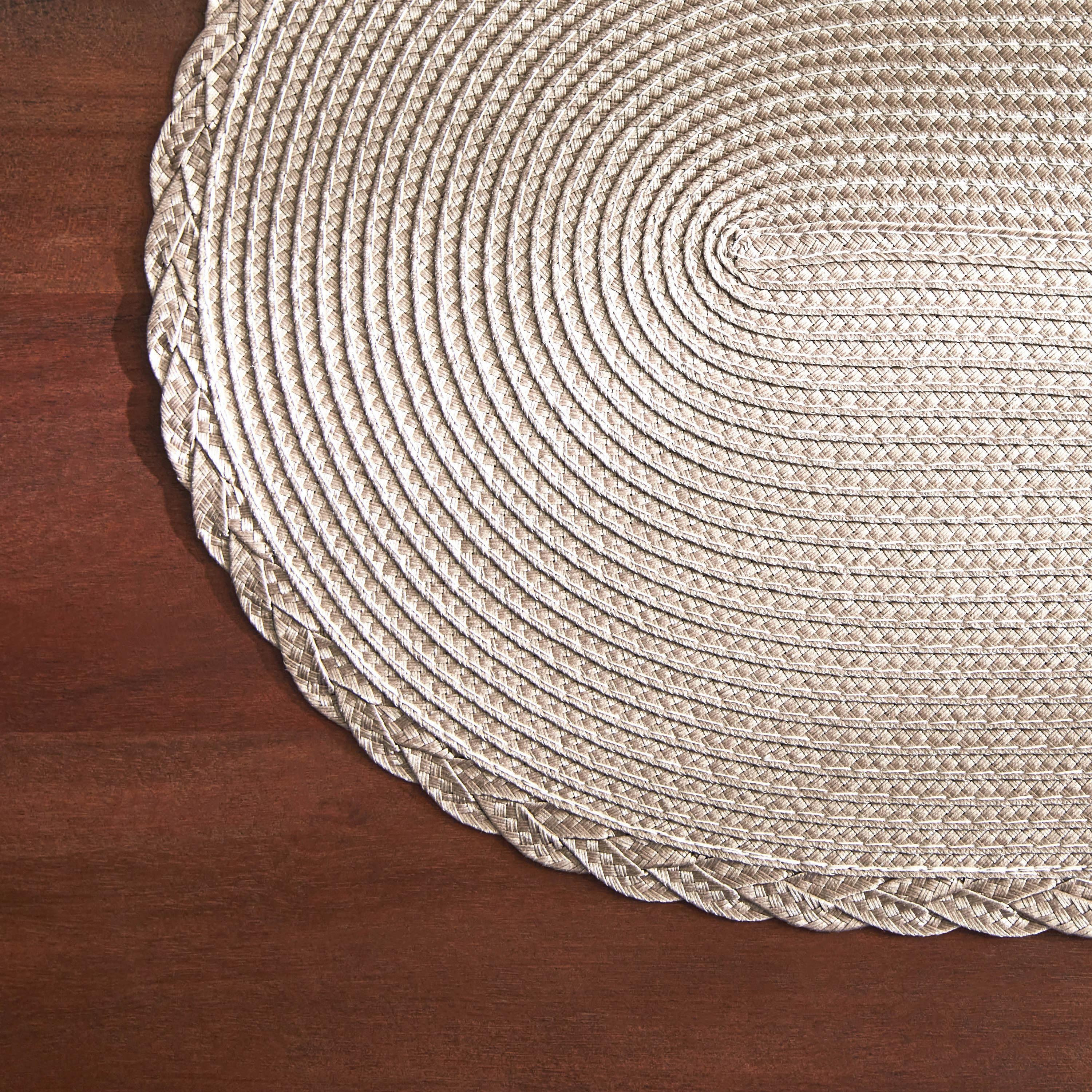 Miso Oval Polypropylene Placemat - 30x45 cm-hbxdecorandfurnishings-homefurnishings-tablelinens-image-3