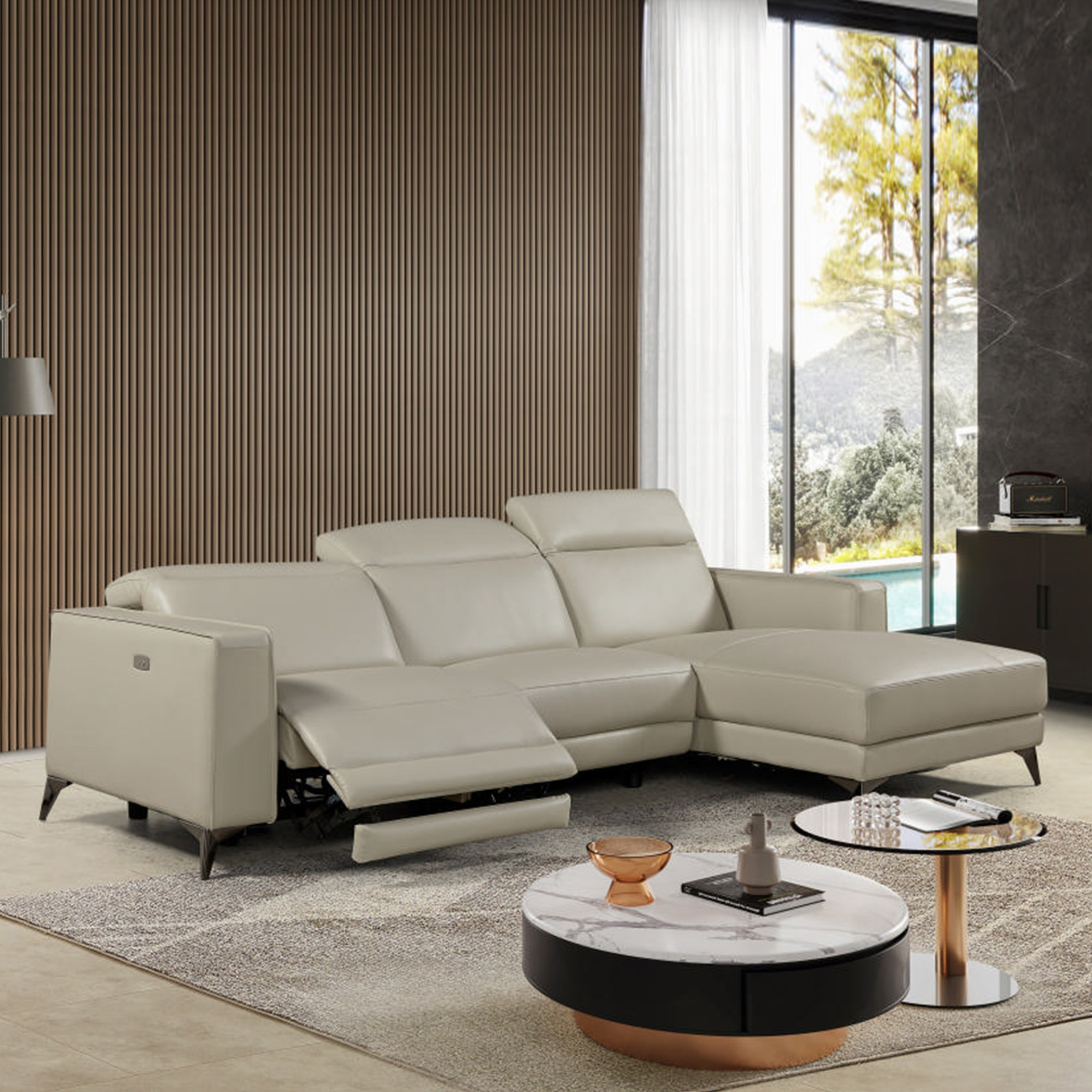 Tagus 4-Seater Half Leather Right Corner Sofa with 1 Power Recliner Seat-hbxlivingroom-sofasandarmchairs-cornersofas-image-7