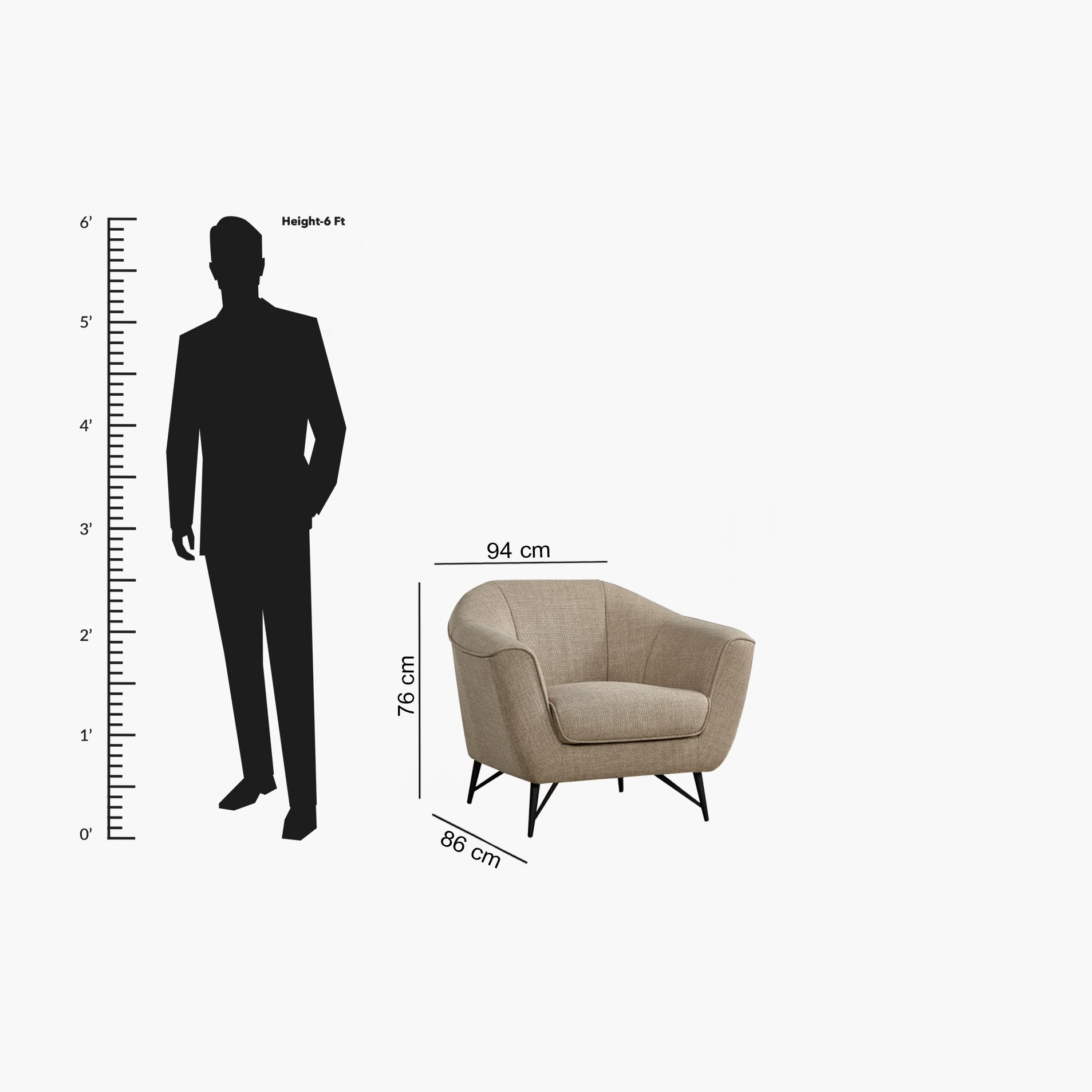 Eilin Fabric Armchair Sofa-hbxlivingroom-sofasandarmchairs-sofas-image-8