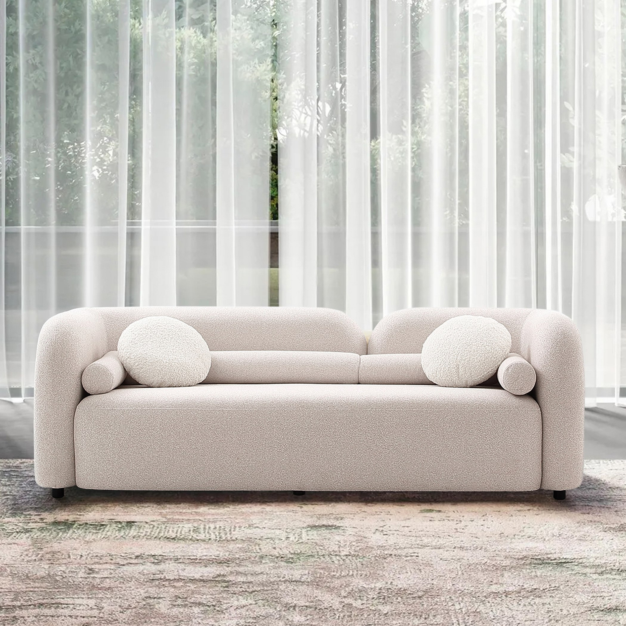 كنبة قماش 3 مقاعد مع وسادتين مستديرة وأسطوانية من سيول-hbxlivingroom-sofasandarmchairs-sofas-image-2