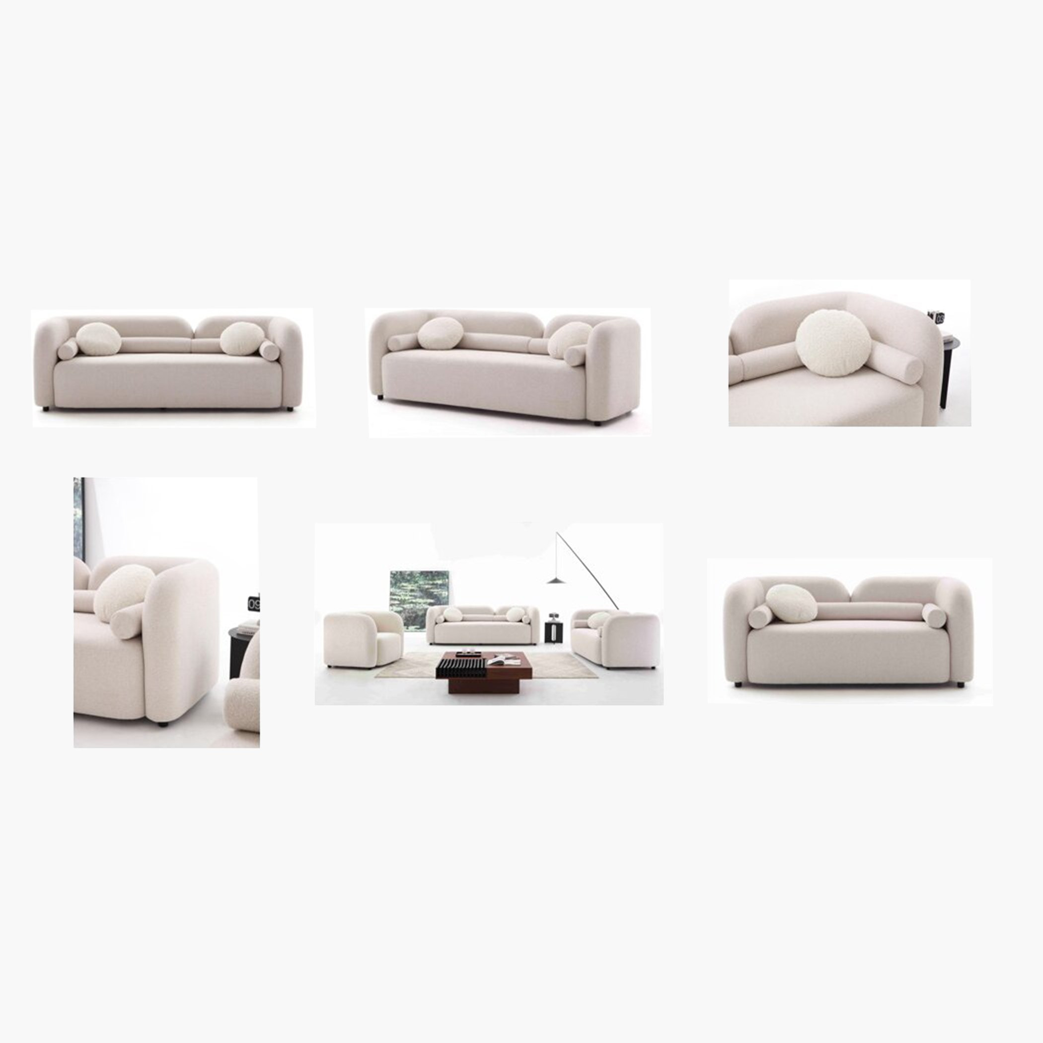 كنبة قماش 2 مقعد مع وسادة مستديرة وأسطوانية من سيول-hbxlivingroom-sofasandarmchairs-sofas-image-11