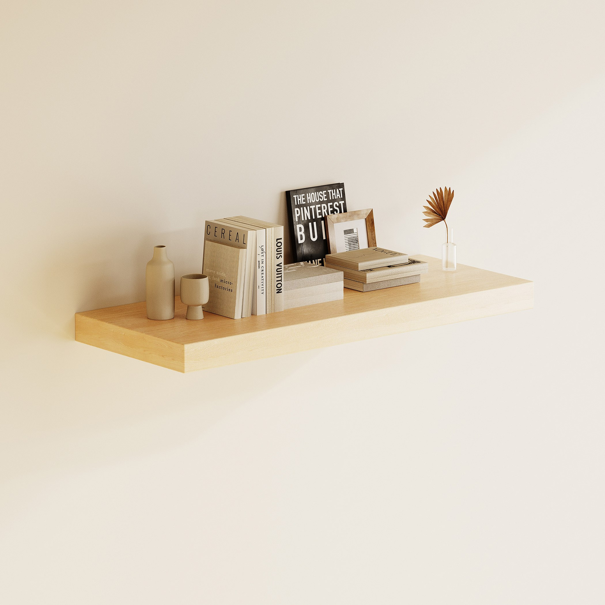 Jazz Wall Shelf - 60x23.5x3.8 cm-hbxfurniture-mediaunitsandstorage-wallshelves-image-1