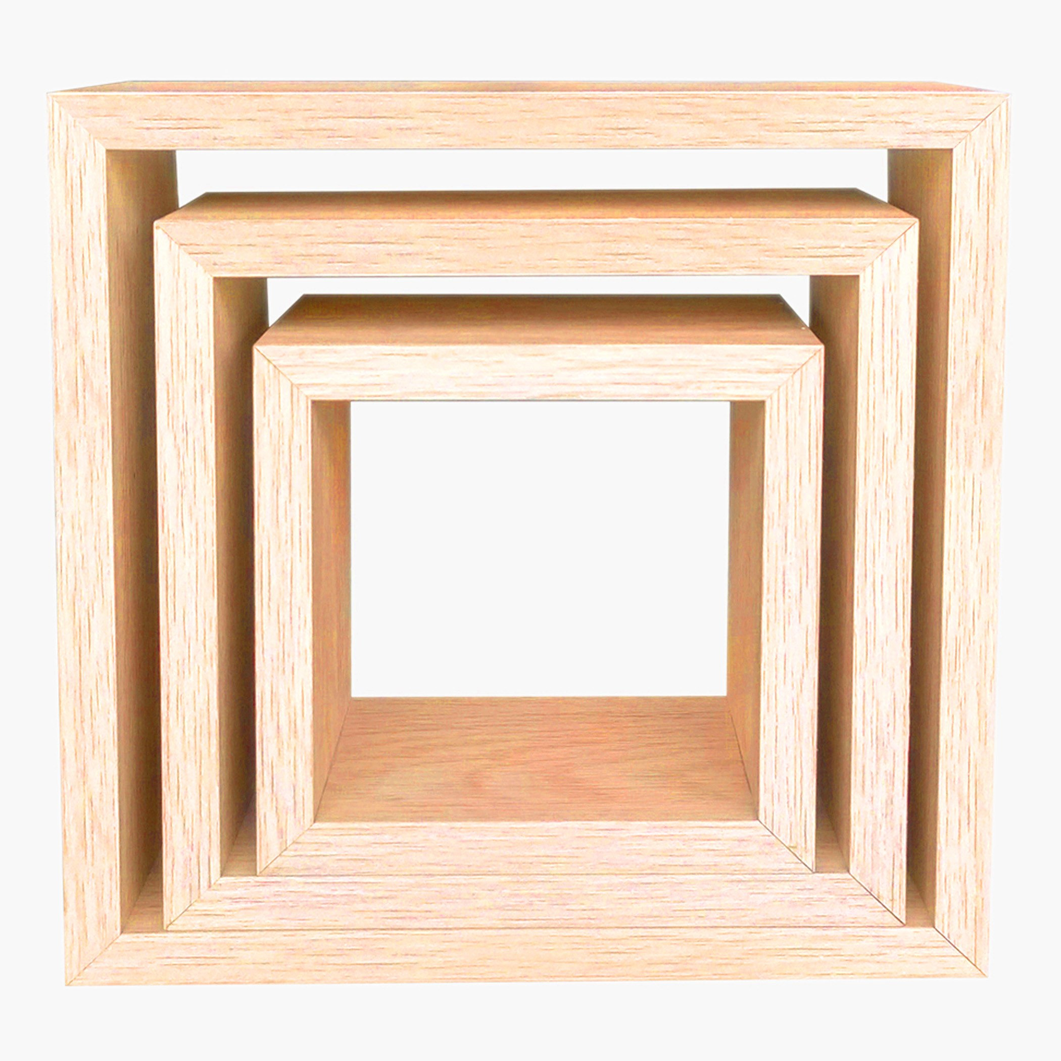 Jazz Cube 3-Piece Wall Shelf Set-hbxfurniture-mediaunitsandstorage-wallshelves-image-3