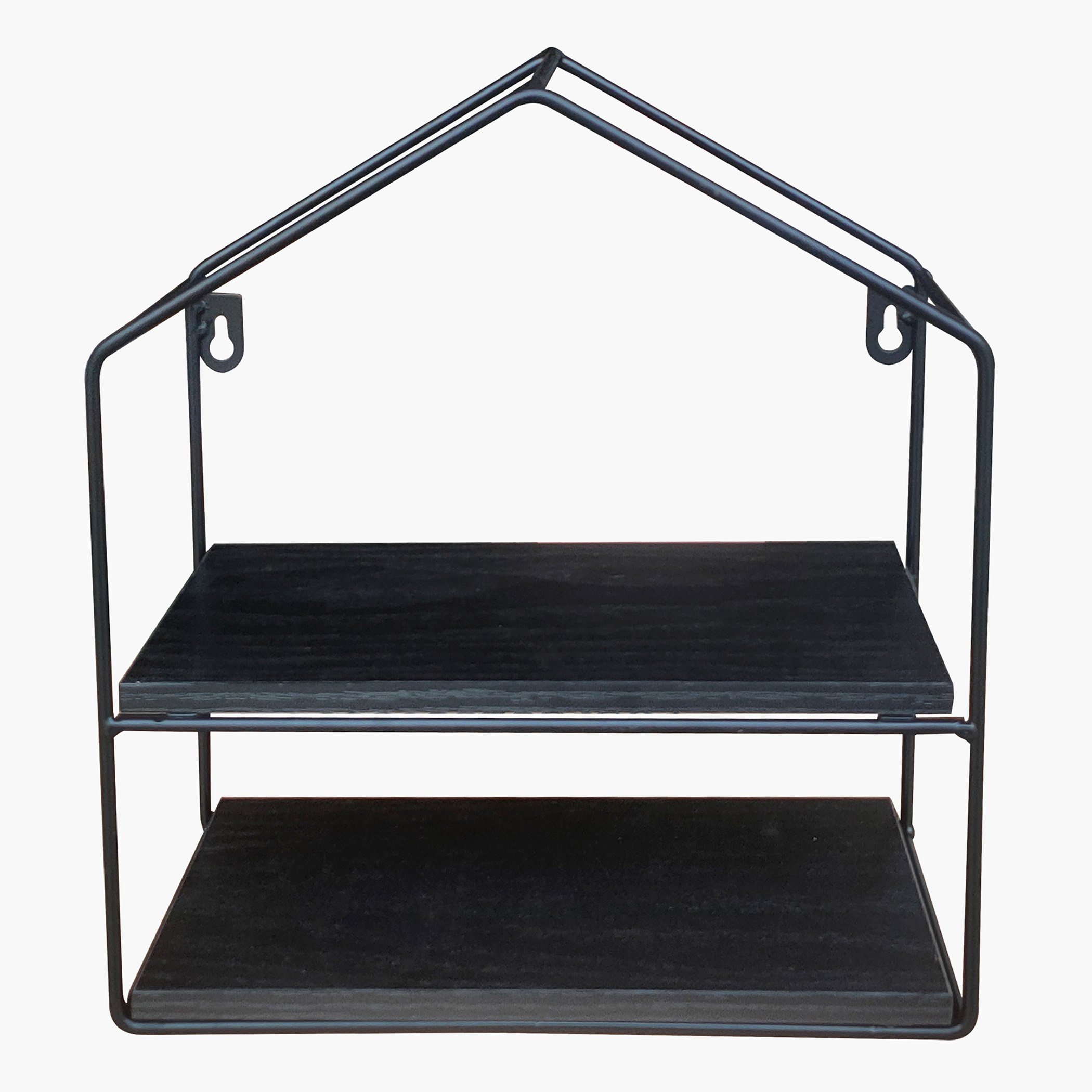 رف معدني طابقين بتصميم خماسي من إيربان - 26x11x28.5 سم-hbxfurniture-mediaunitsandstorage-wallshelves-image-3