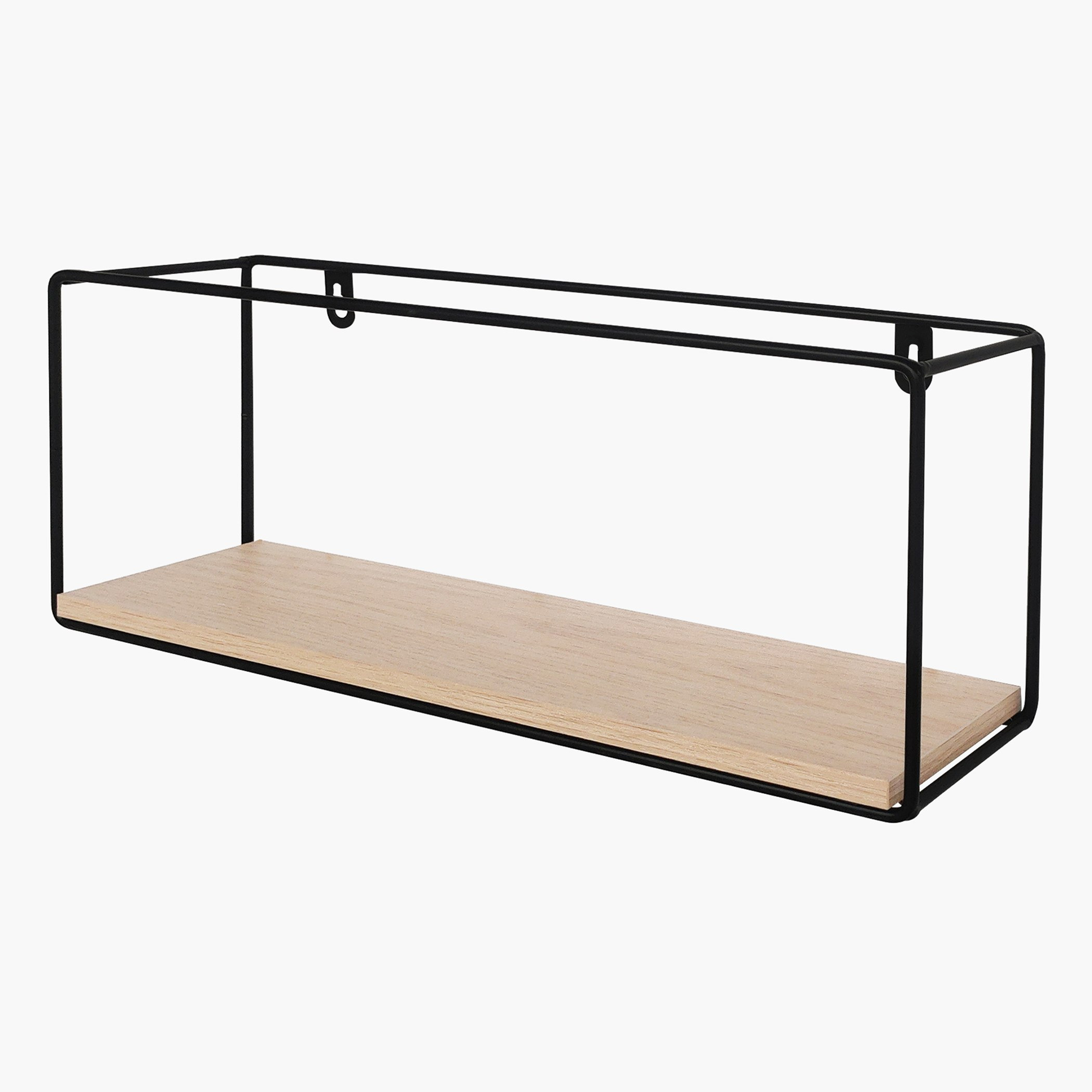 رف معدني مستطيل طابق واحد من إيربان - 40x10x15 سم-hbxfurniture-mediaunitsandstorage-wallshelves-image-2